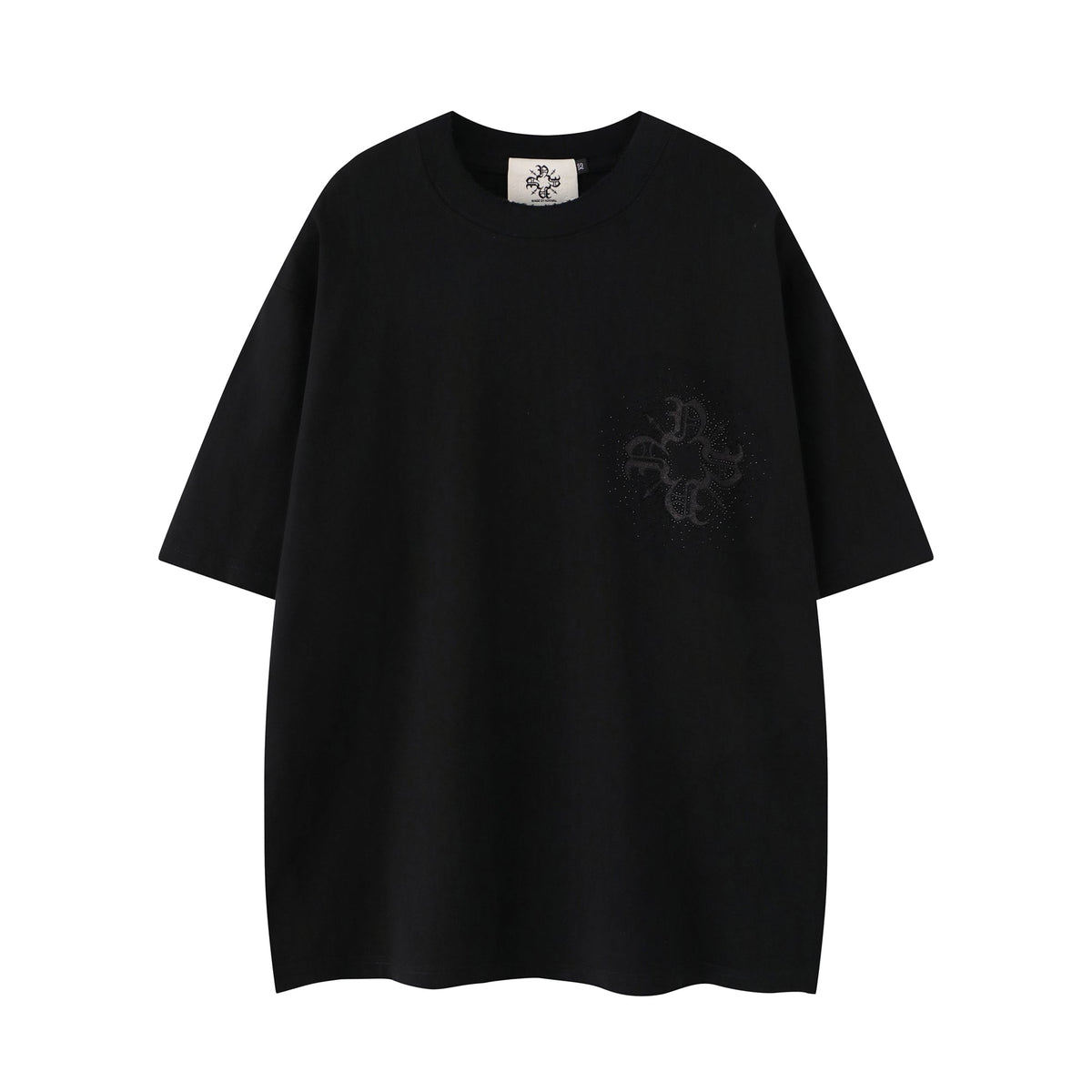 Nokwal Glitter Drilled Monogram Tee from the Anniversary Collection