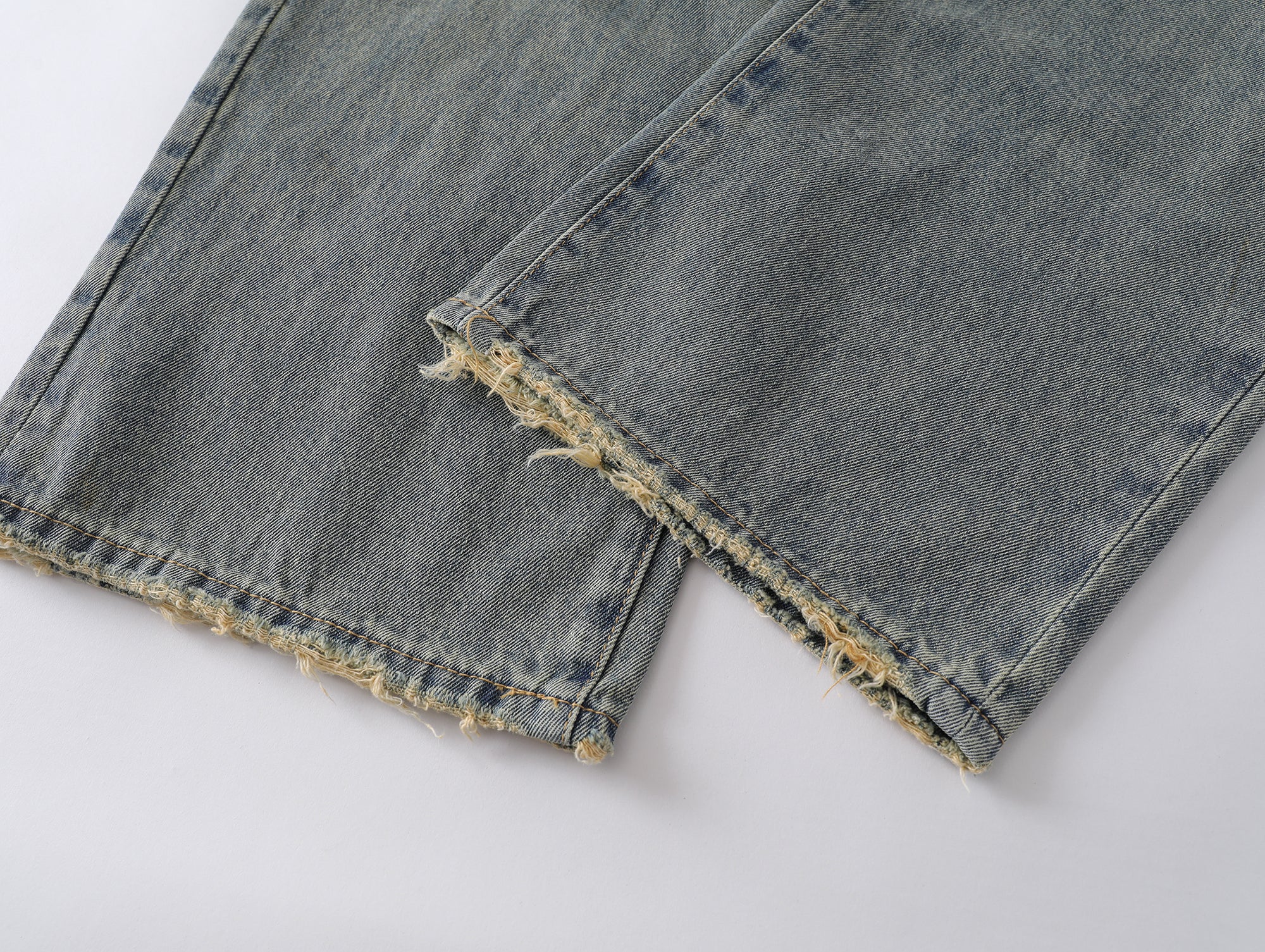 Vintage Blue Straight Leg Denim