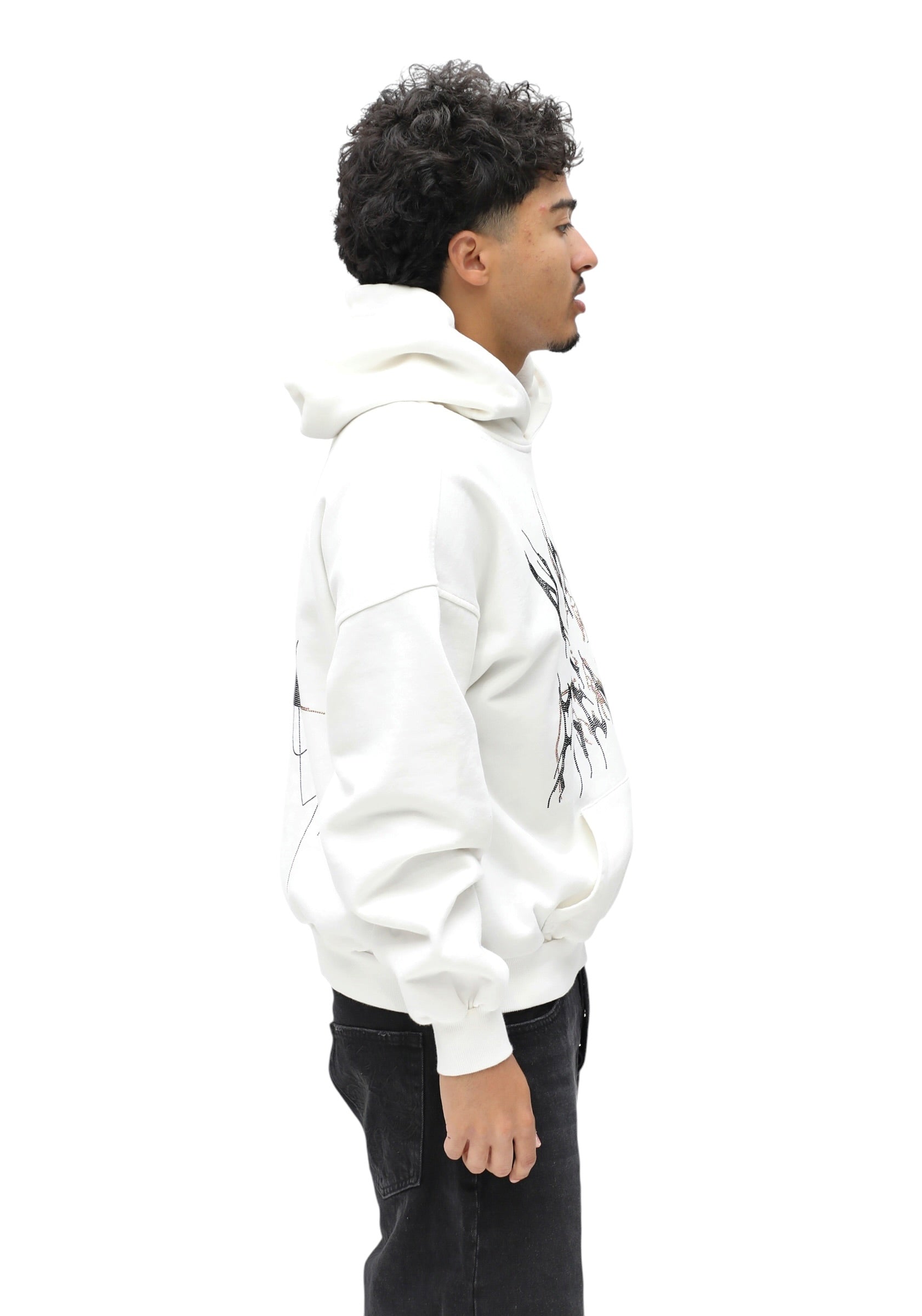 Forever Nokwal Hoodie-White