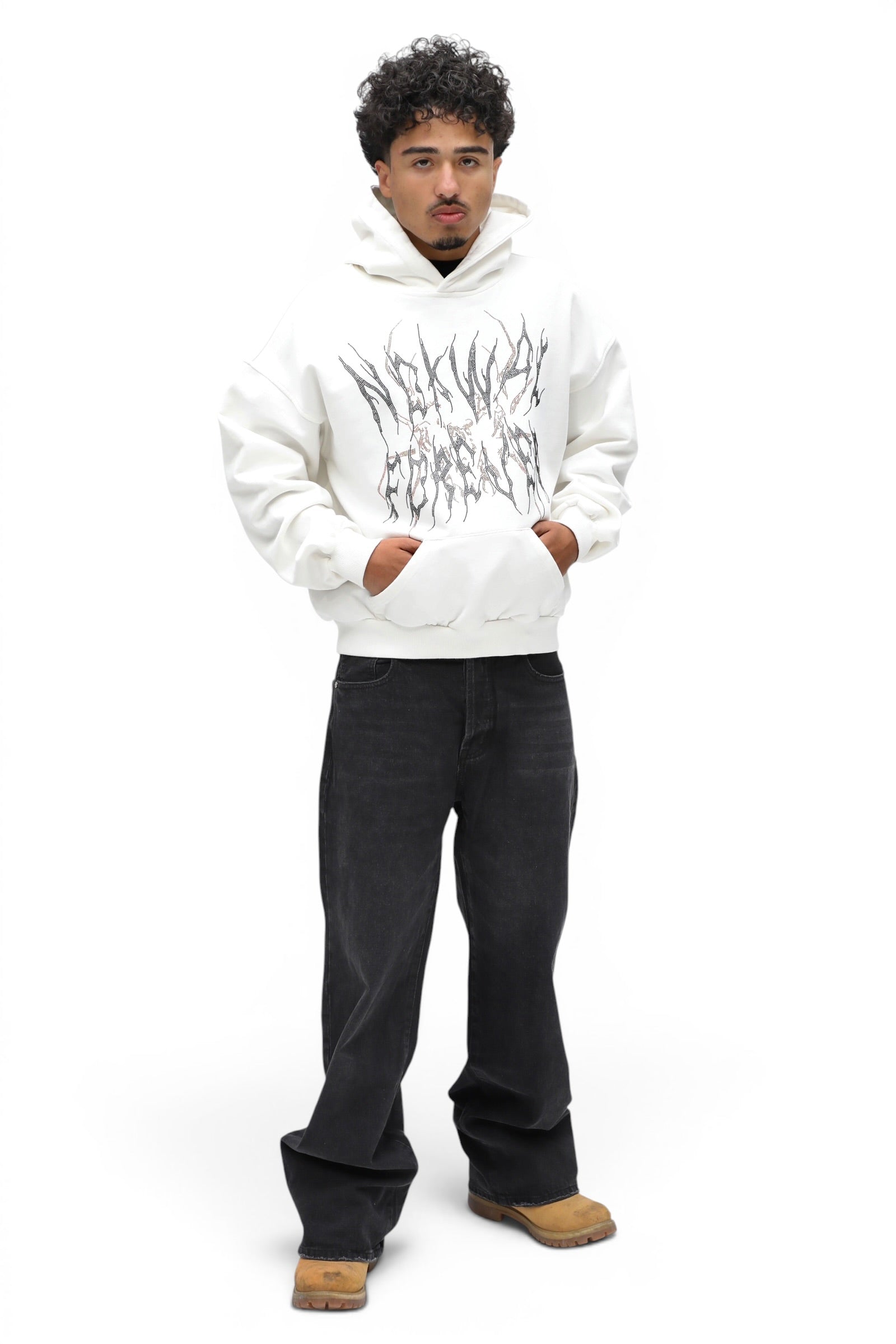 Forever Nokwal Hoodie-White