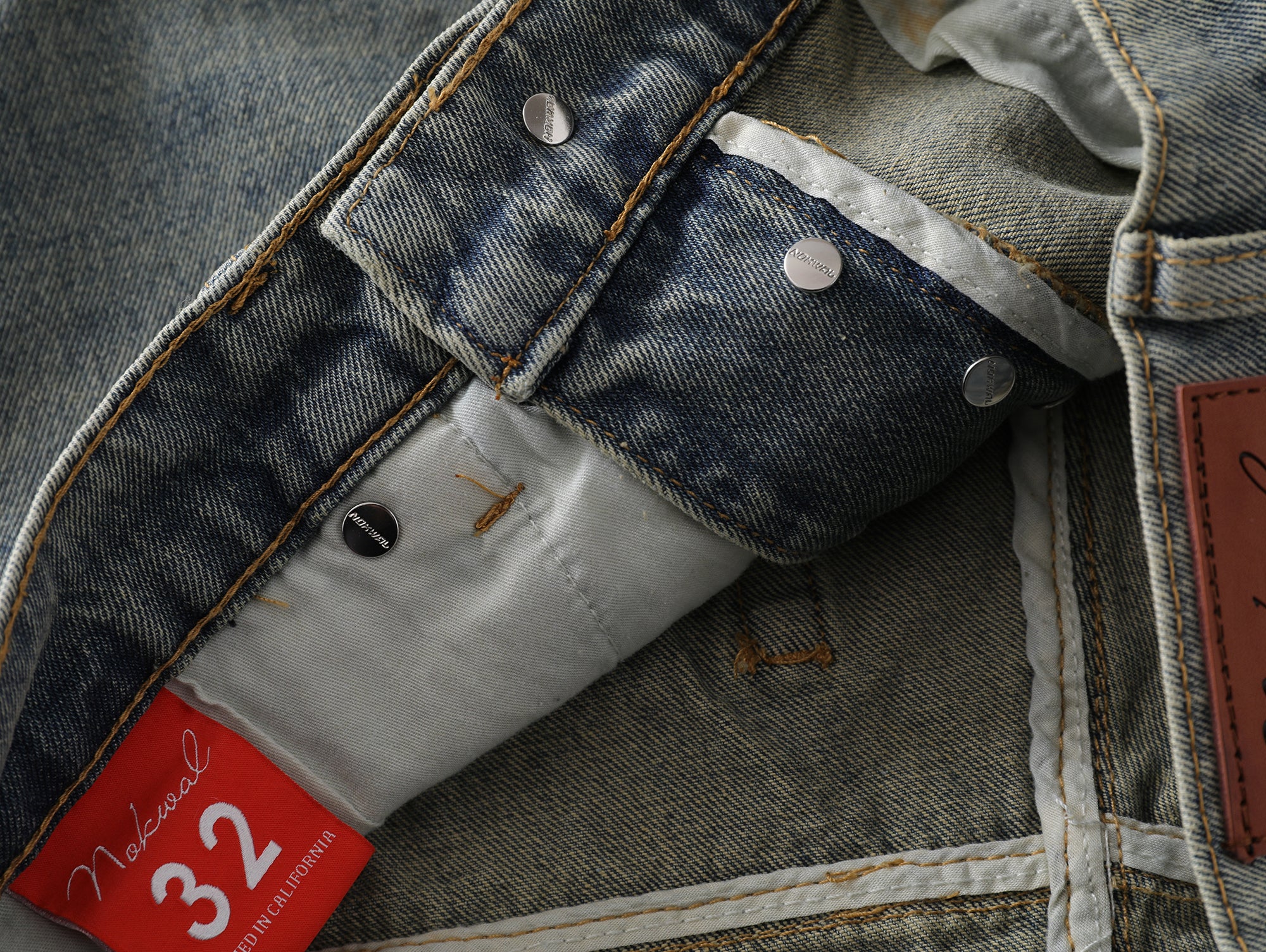 Vintage Blue Straight Leg Denim
