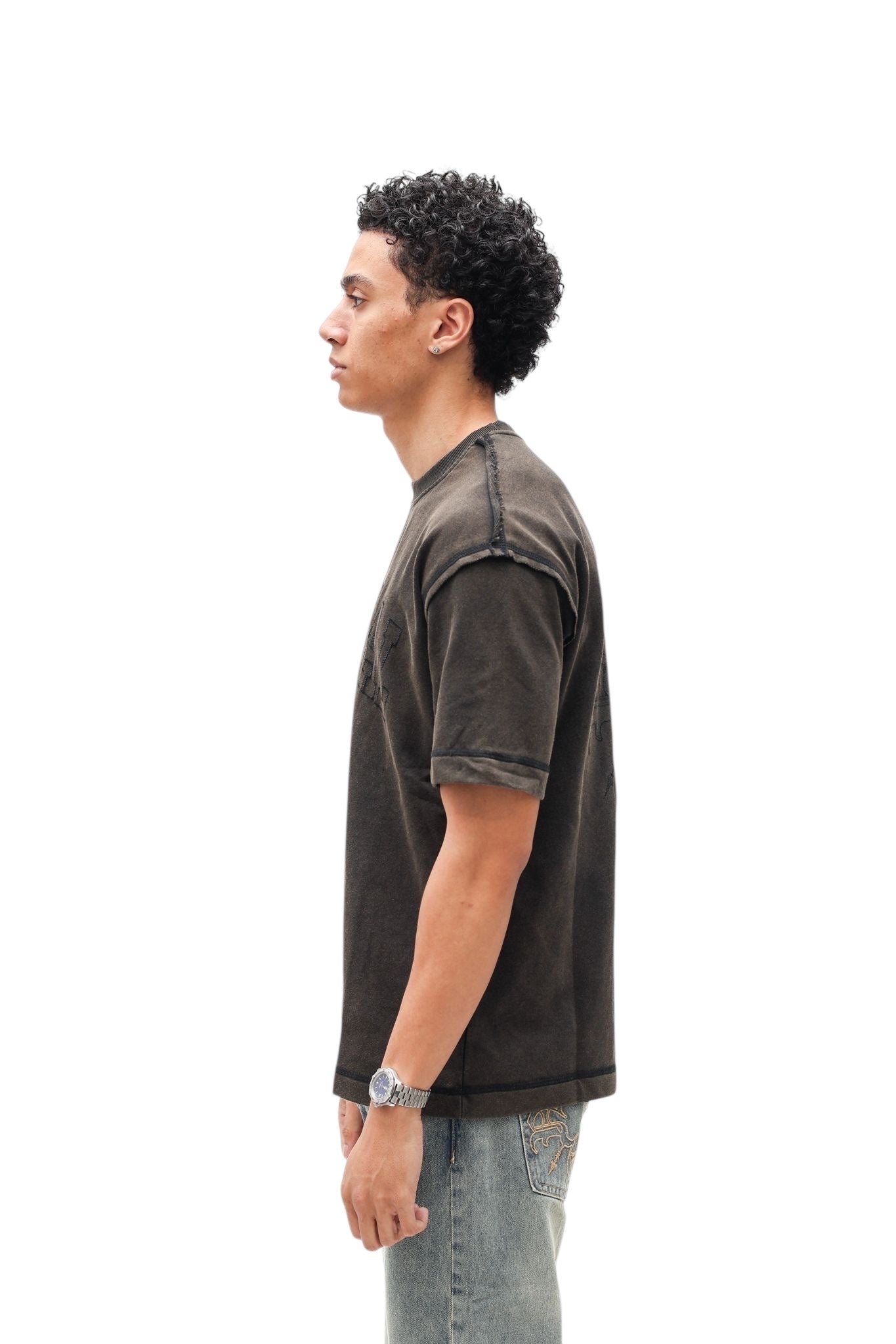 Inside-Out Bronze Varsity Nokwal Logo Tee