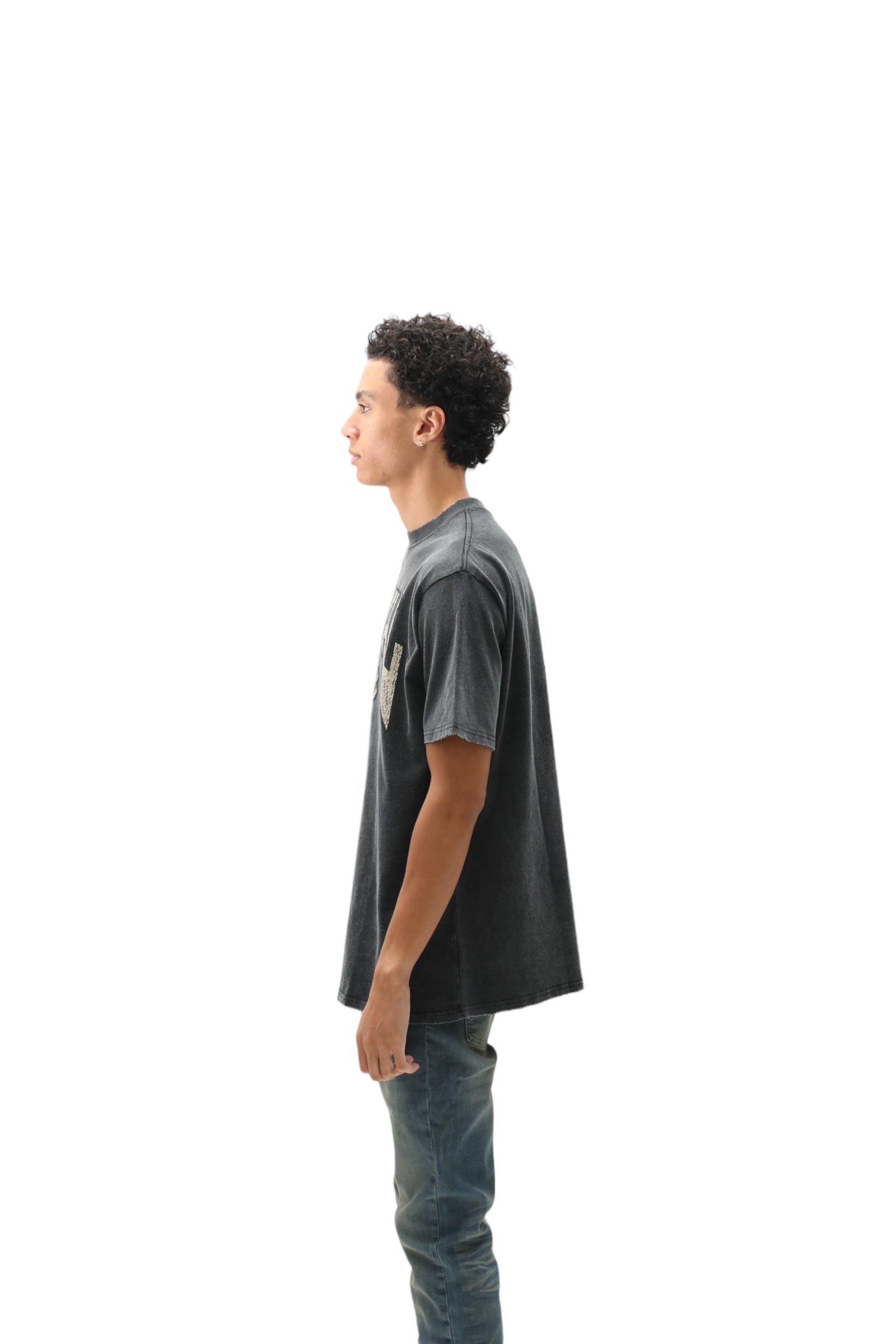 Vintage Cracked Nokwal Monogram T-Shirt