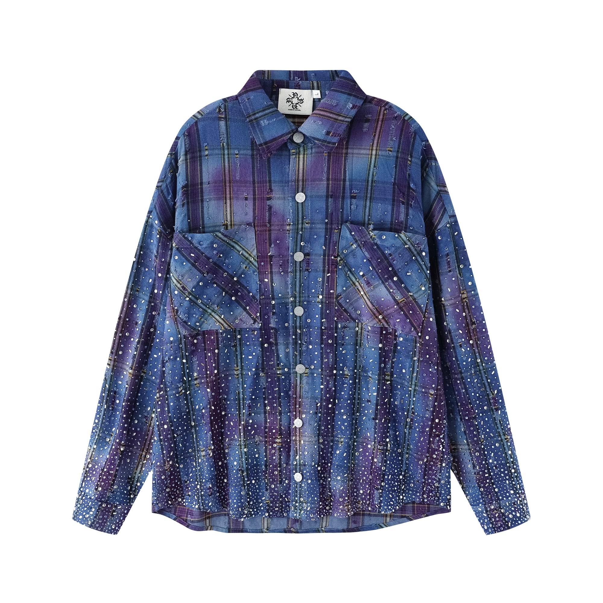 Galaxy Rhinestone Flannel