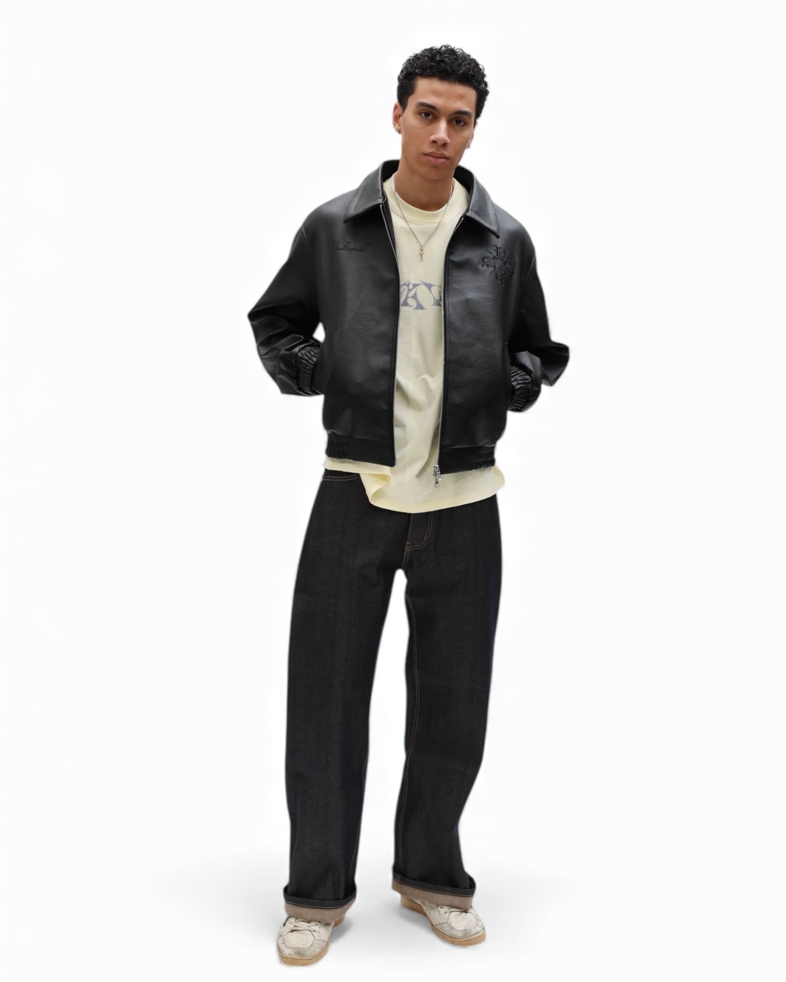 Artisan Leather Jacket- Black