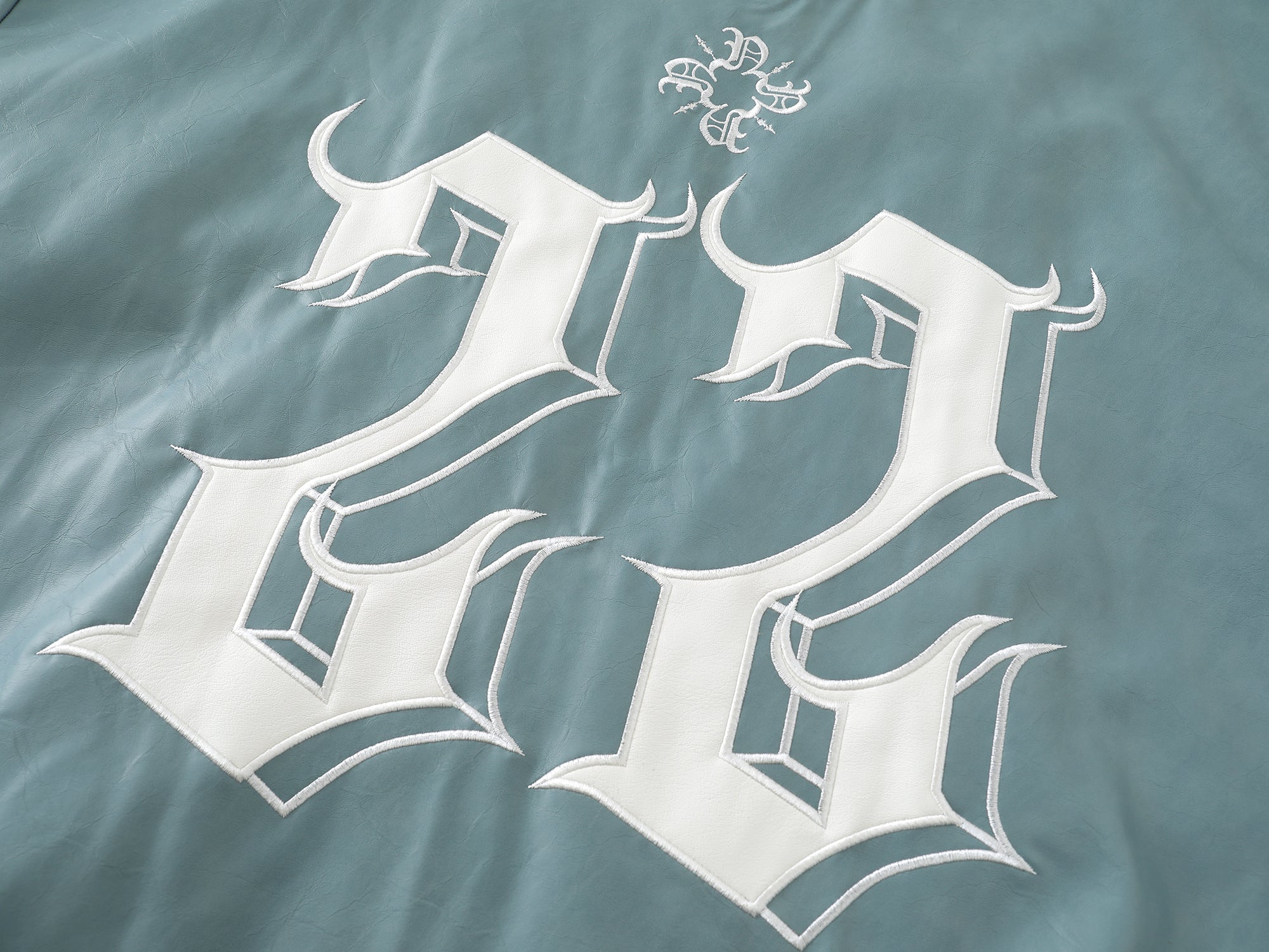 22 Leather Jersey - Washed Teal