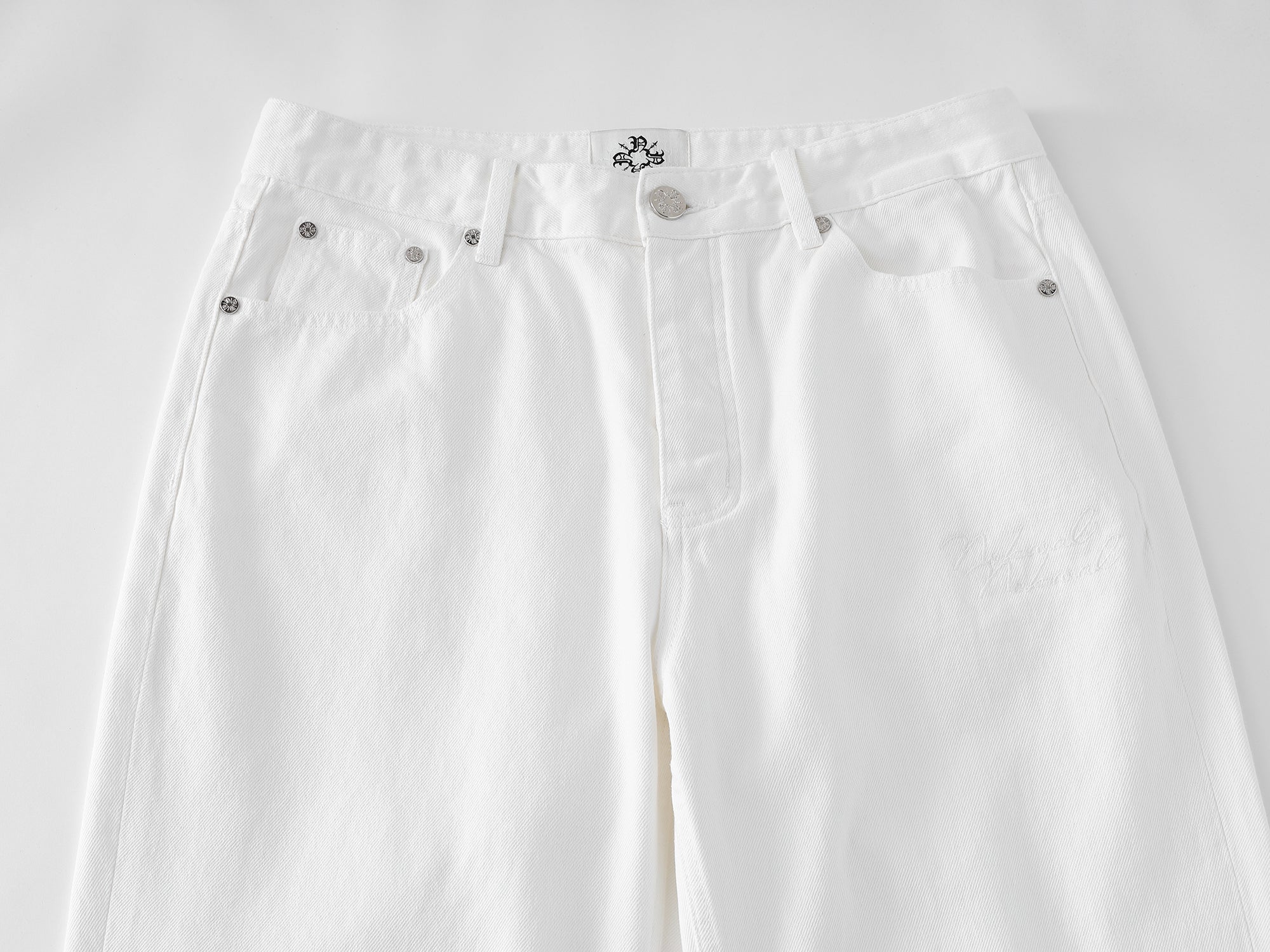 Double Logo Straight Leg Pant