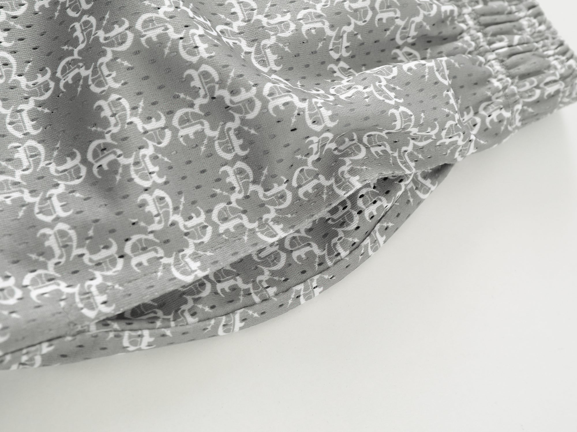 All Over Monogram Pattern Mesh Shorts