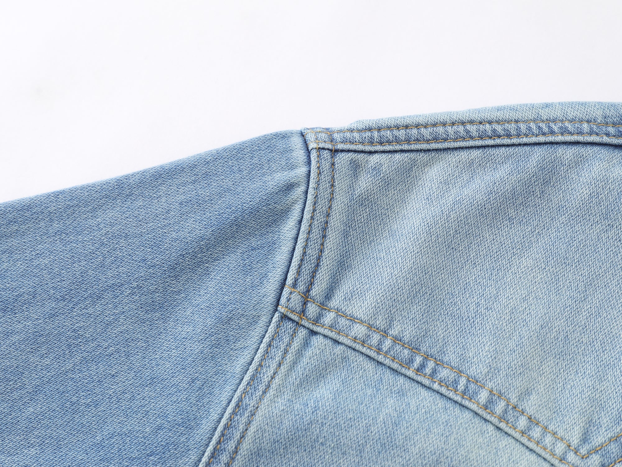 Nokwal Faded Blue Denim Shirt