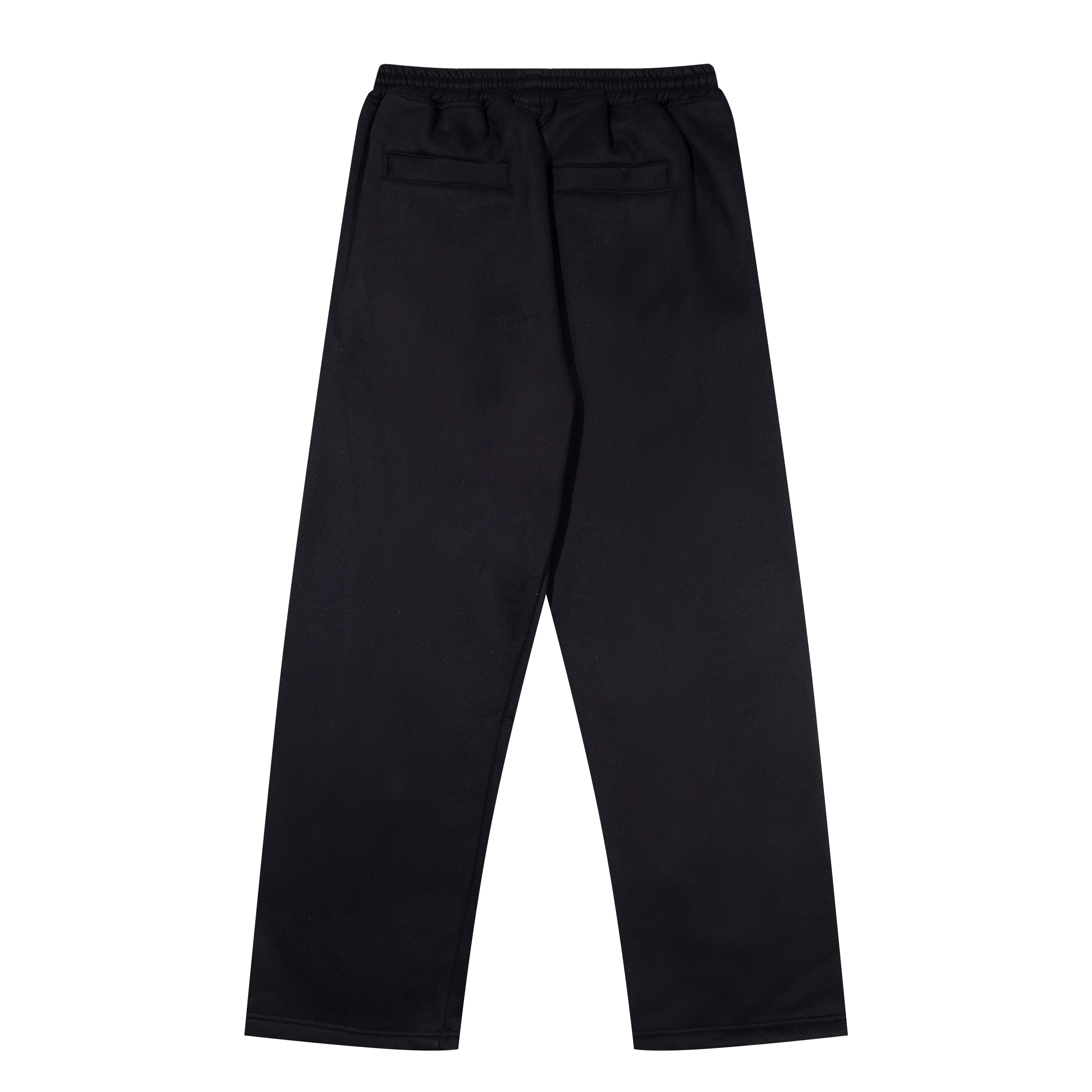 Monogram Essential Straight Leg Sweatpant Black