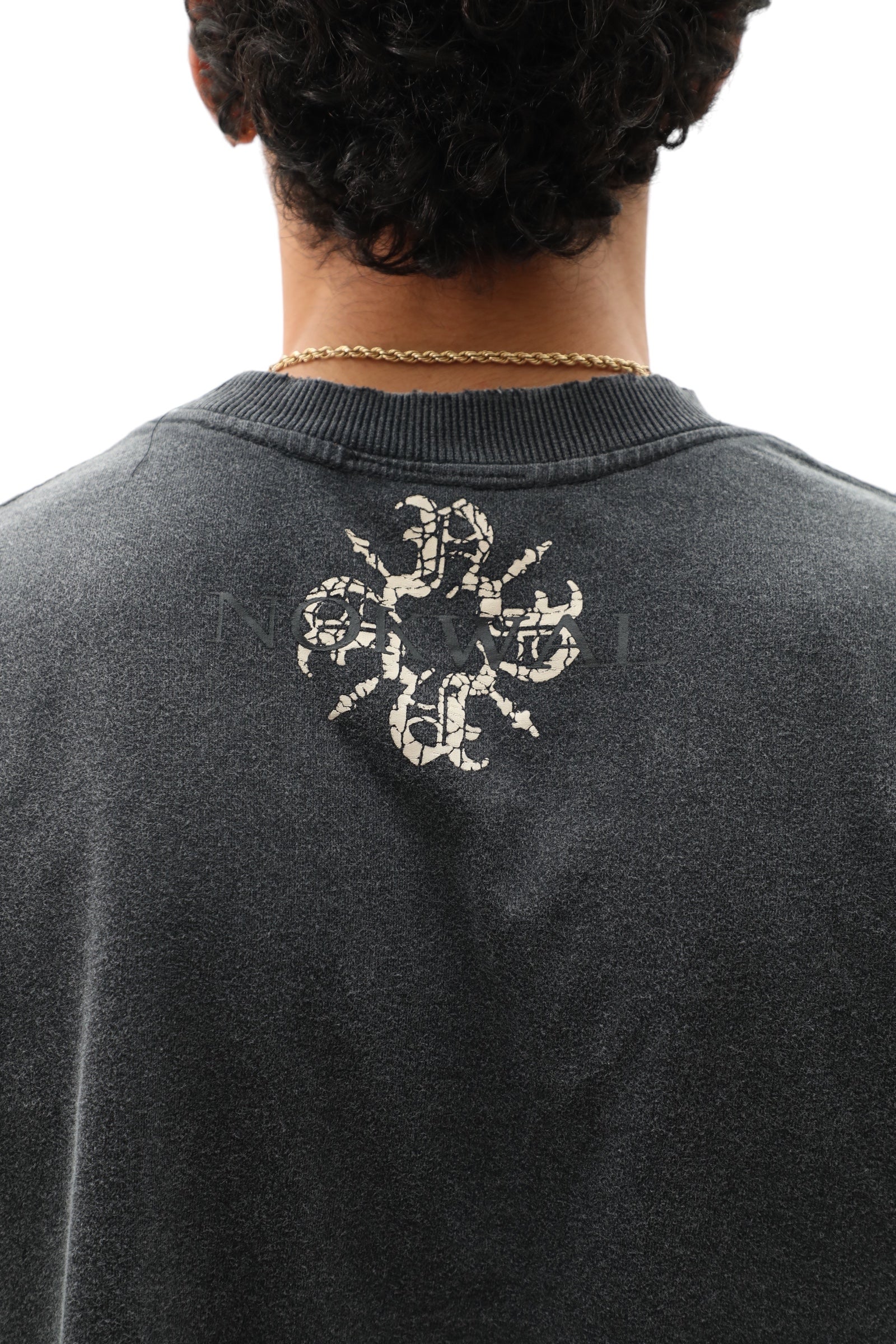 Vintage Cracked Nokwal Monogram T-Shirt