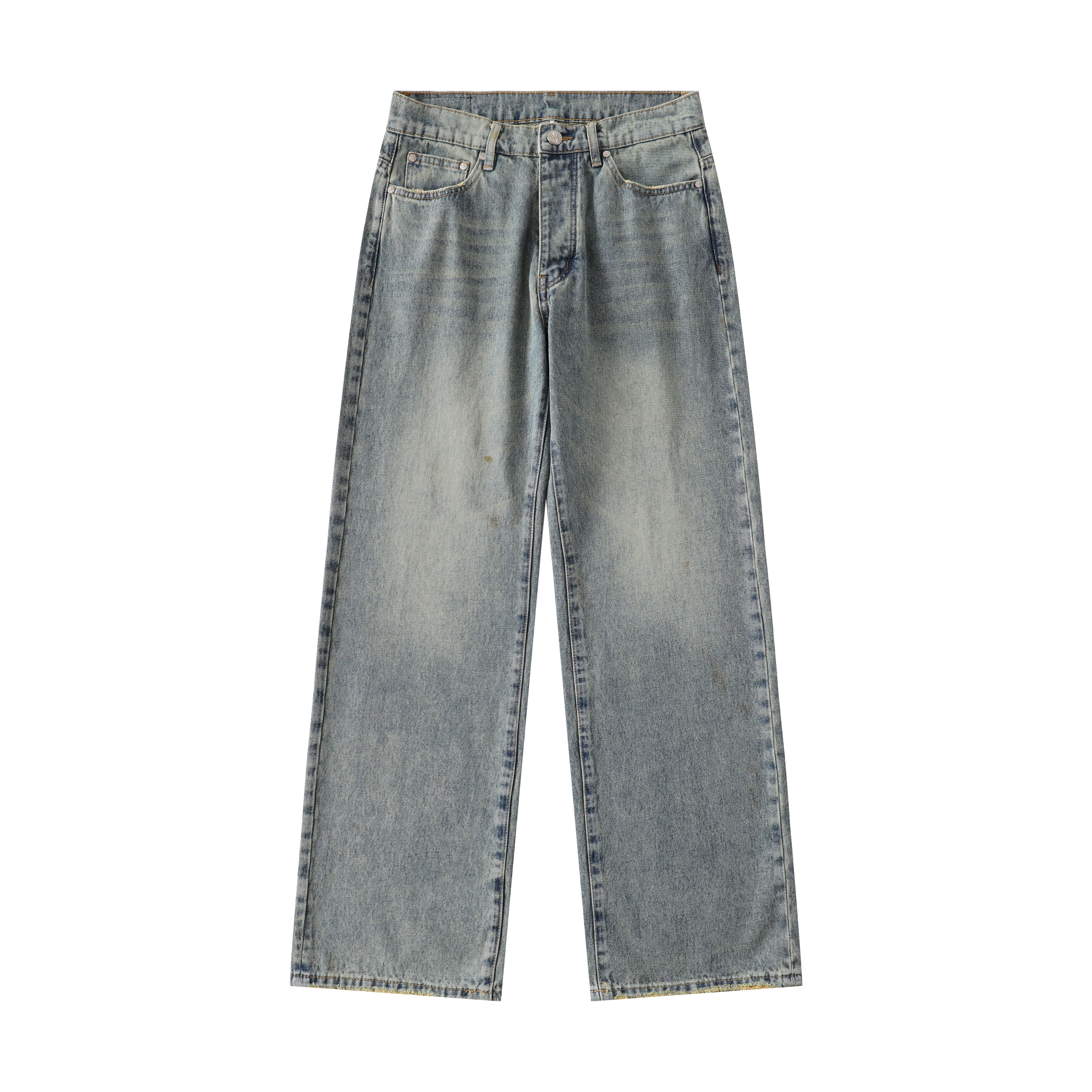 Vintage Blue Straight Leg Denim