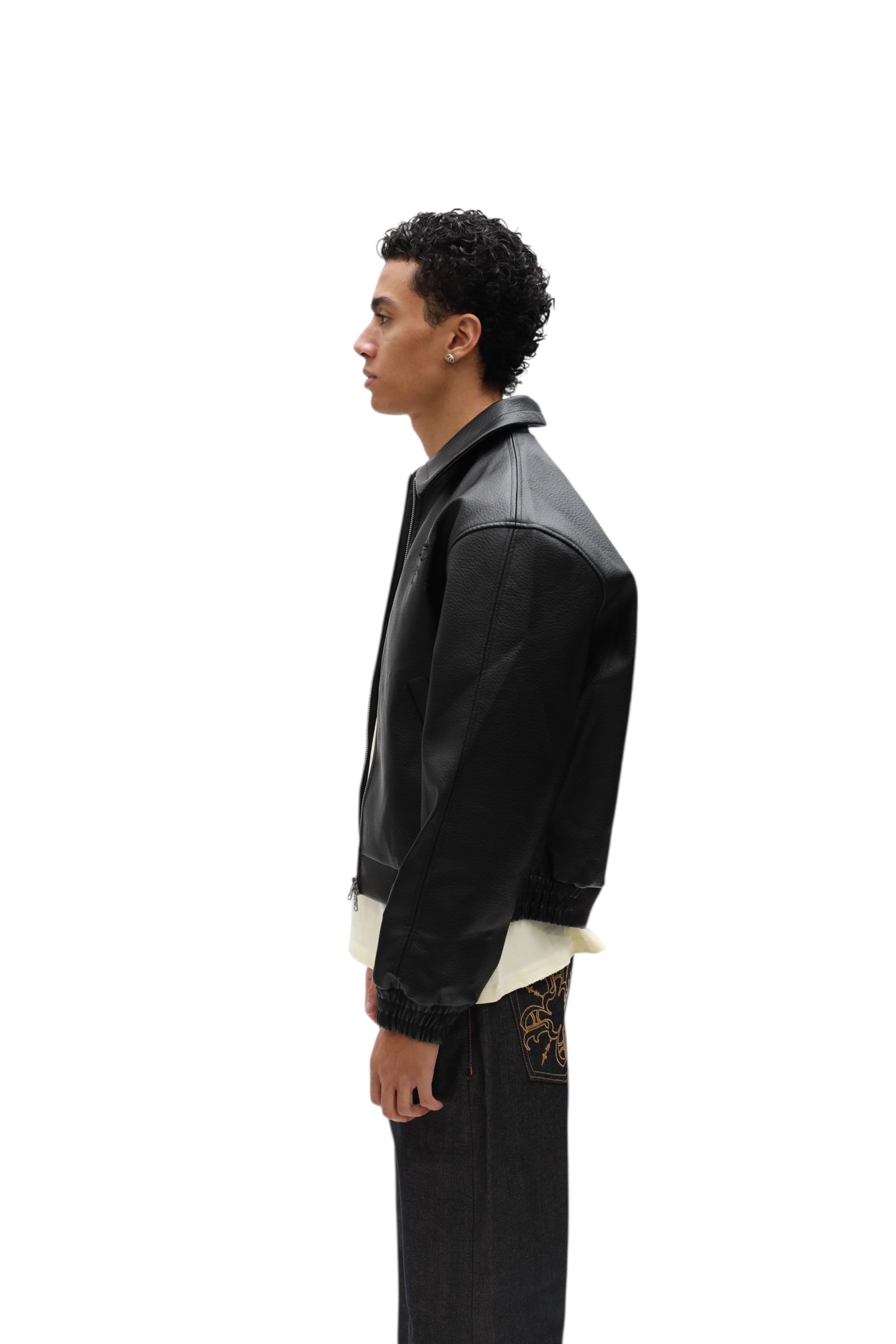 Artisan Leather Jacket- Black