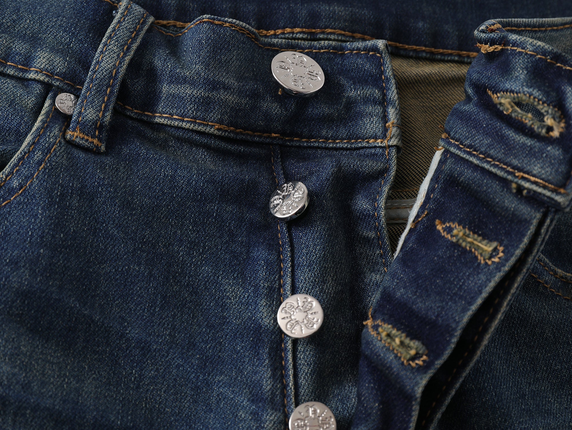Repeat Blue Straight Leg Denim