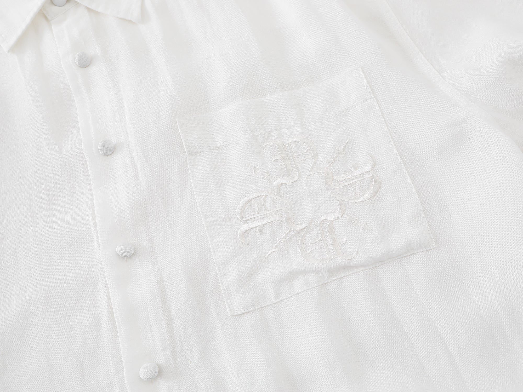 Long Sleeve Button Down Monogram Bloom Shirt