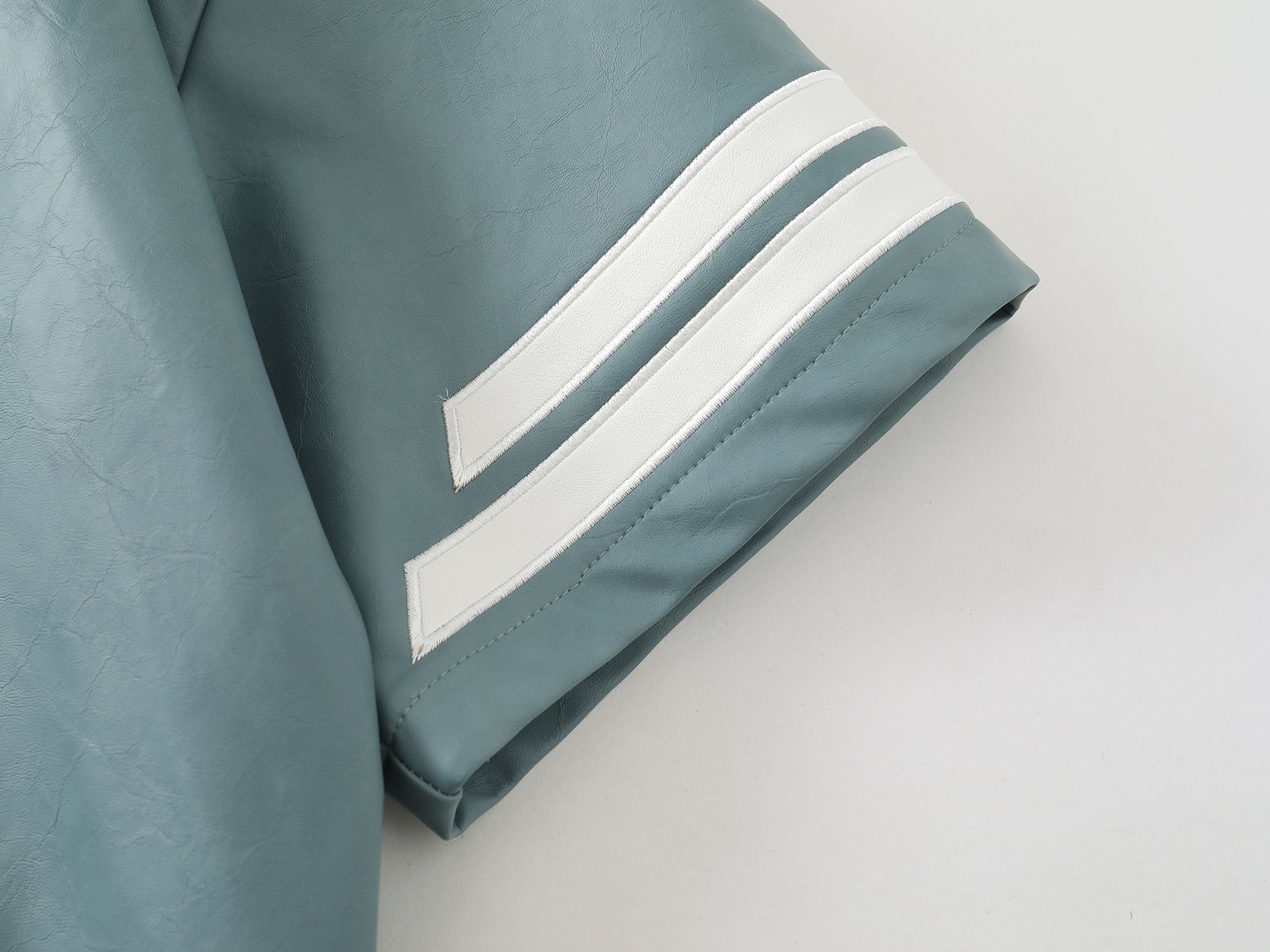 22 Leather Jersey - Washed Teal