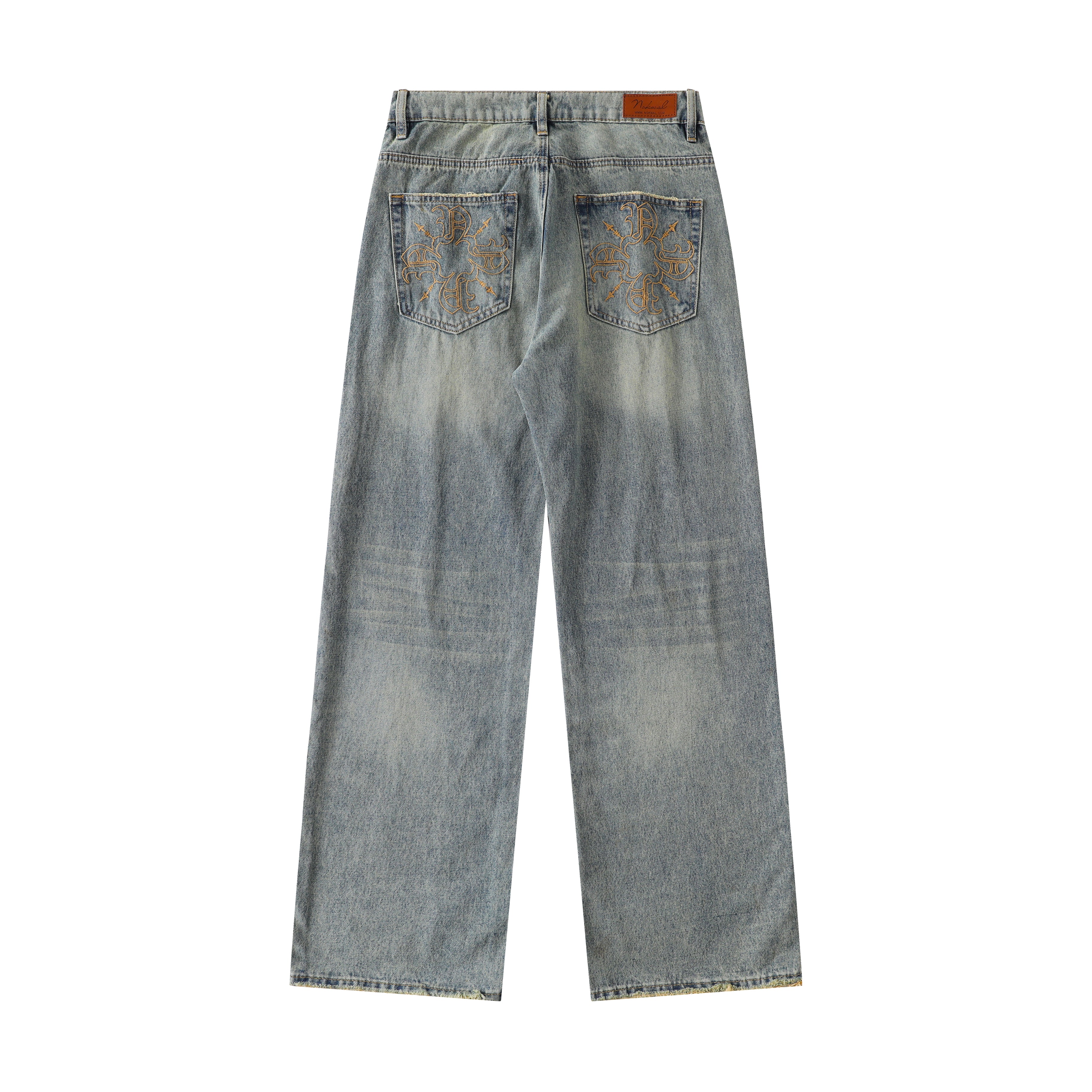 Vintage Blue Straight Leg Denim