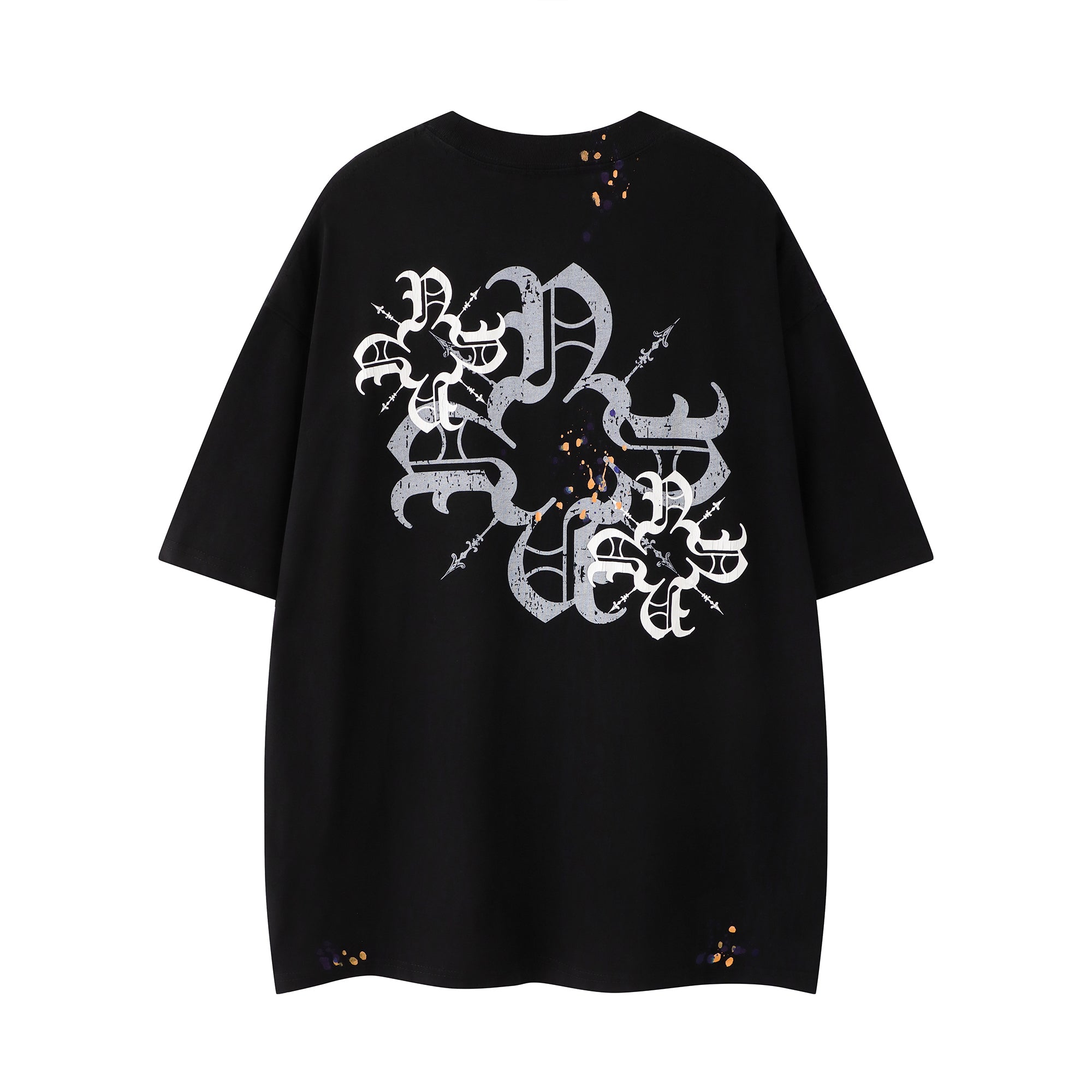Multi Quad-N Monogram Tee