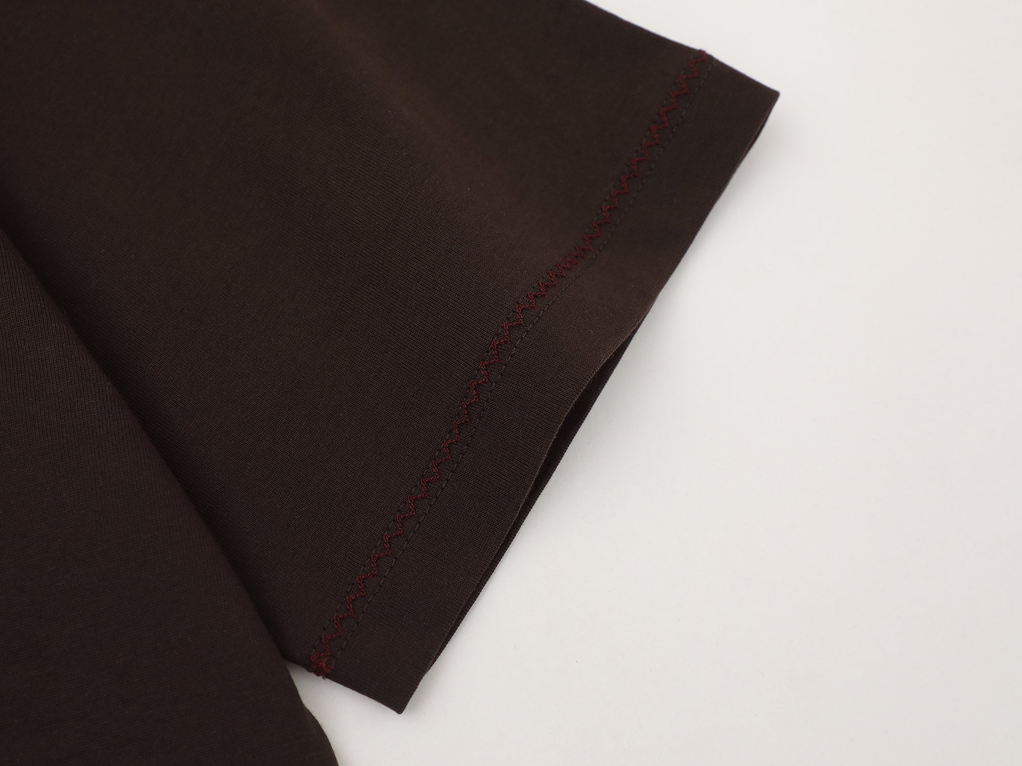 Embroidered Monogram Heritage Tee Brown