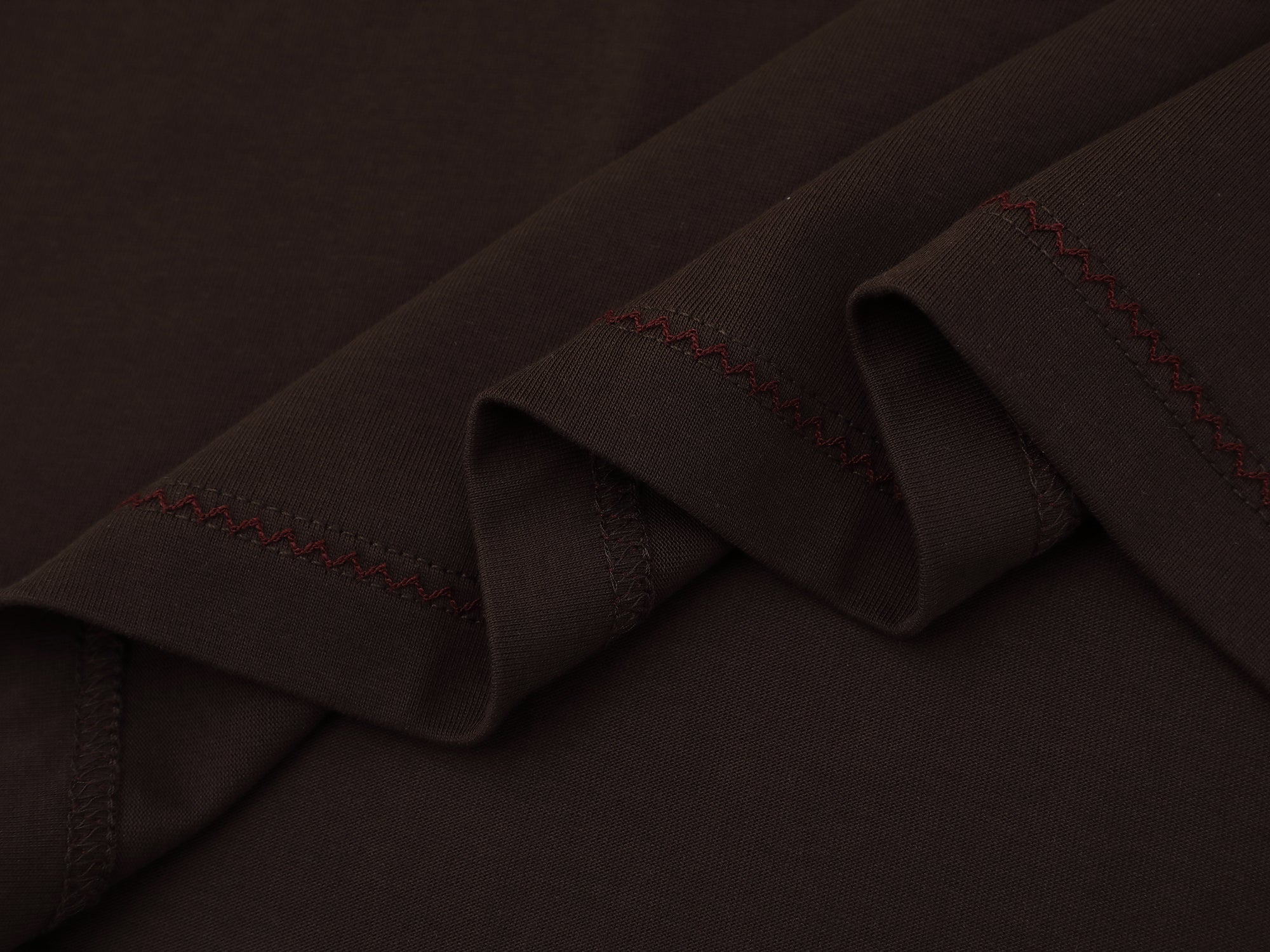 Embroidered Monogram Heritage Tee Brown