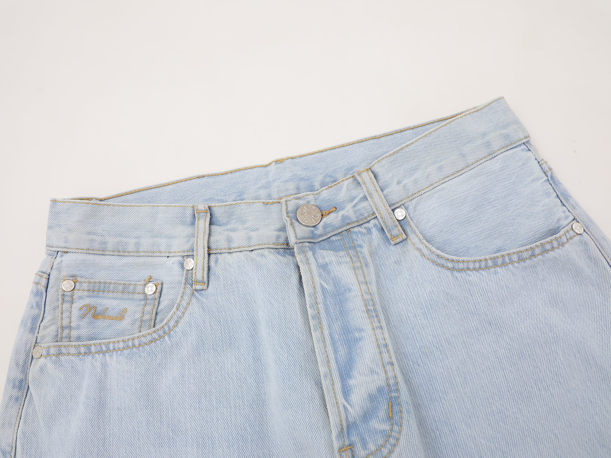 Nokwal Ice Blue Selvedge Denim