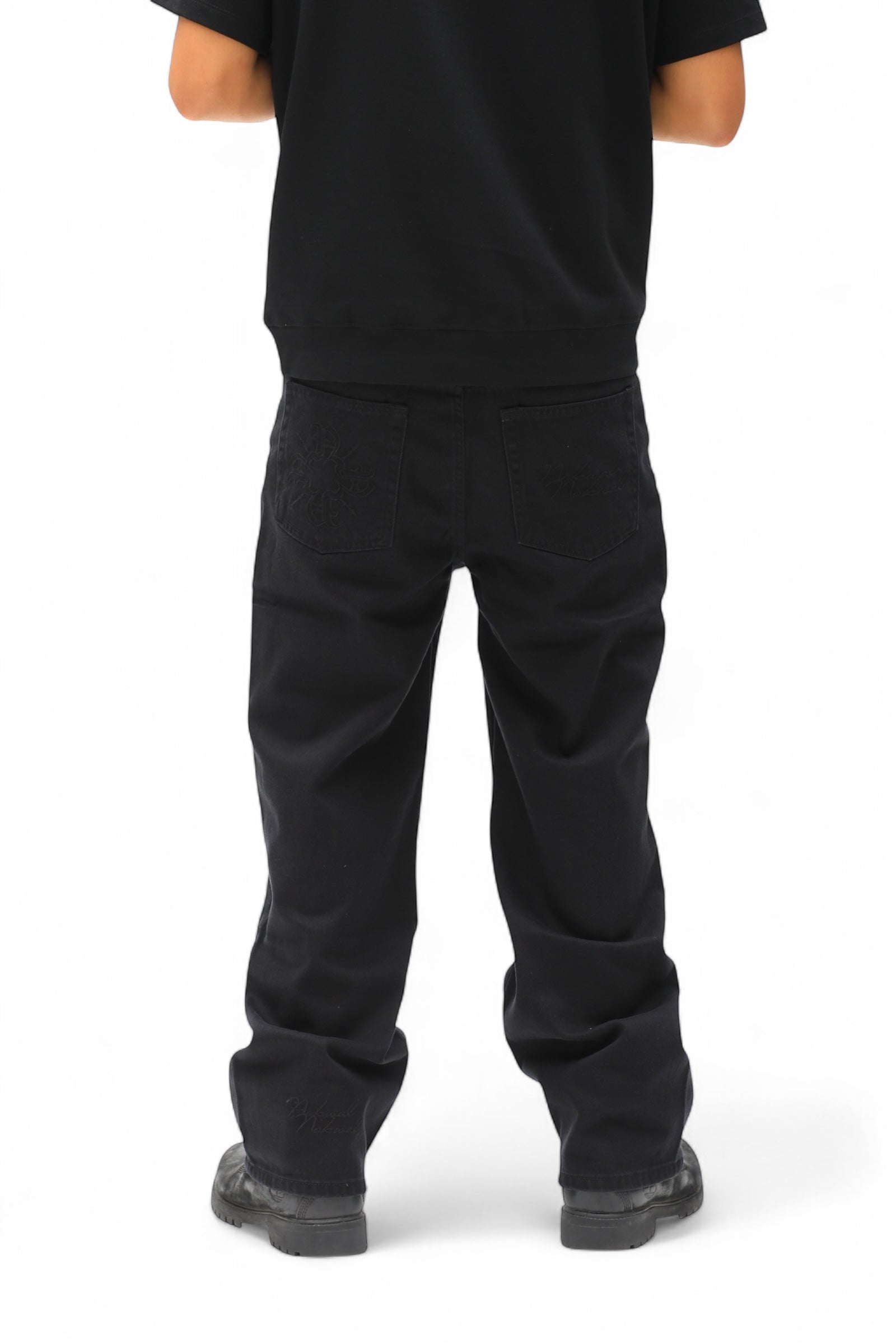 Double Logo Straight Leg Pant