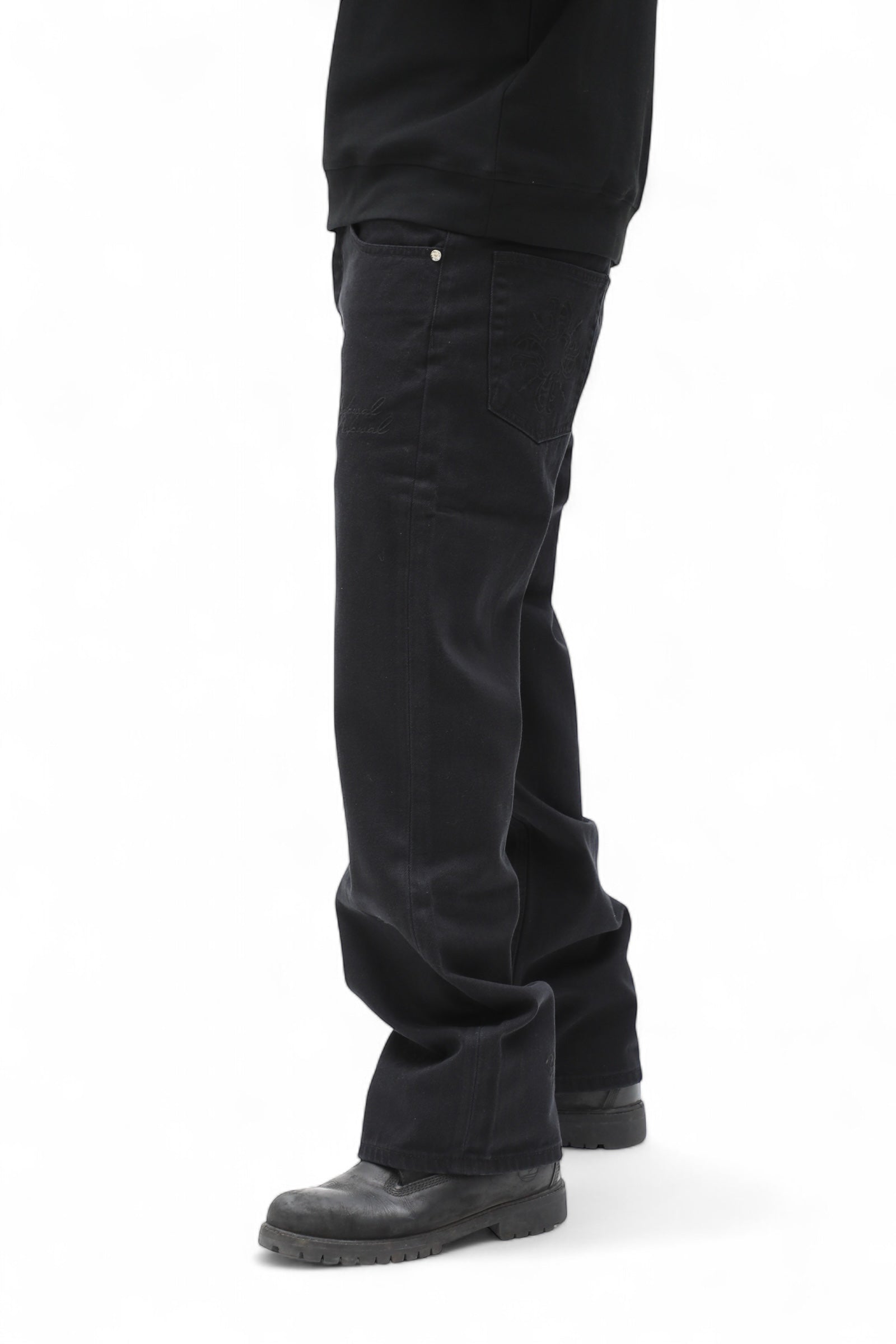 Double Logo Straight Leg Pant