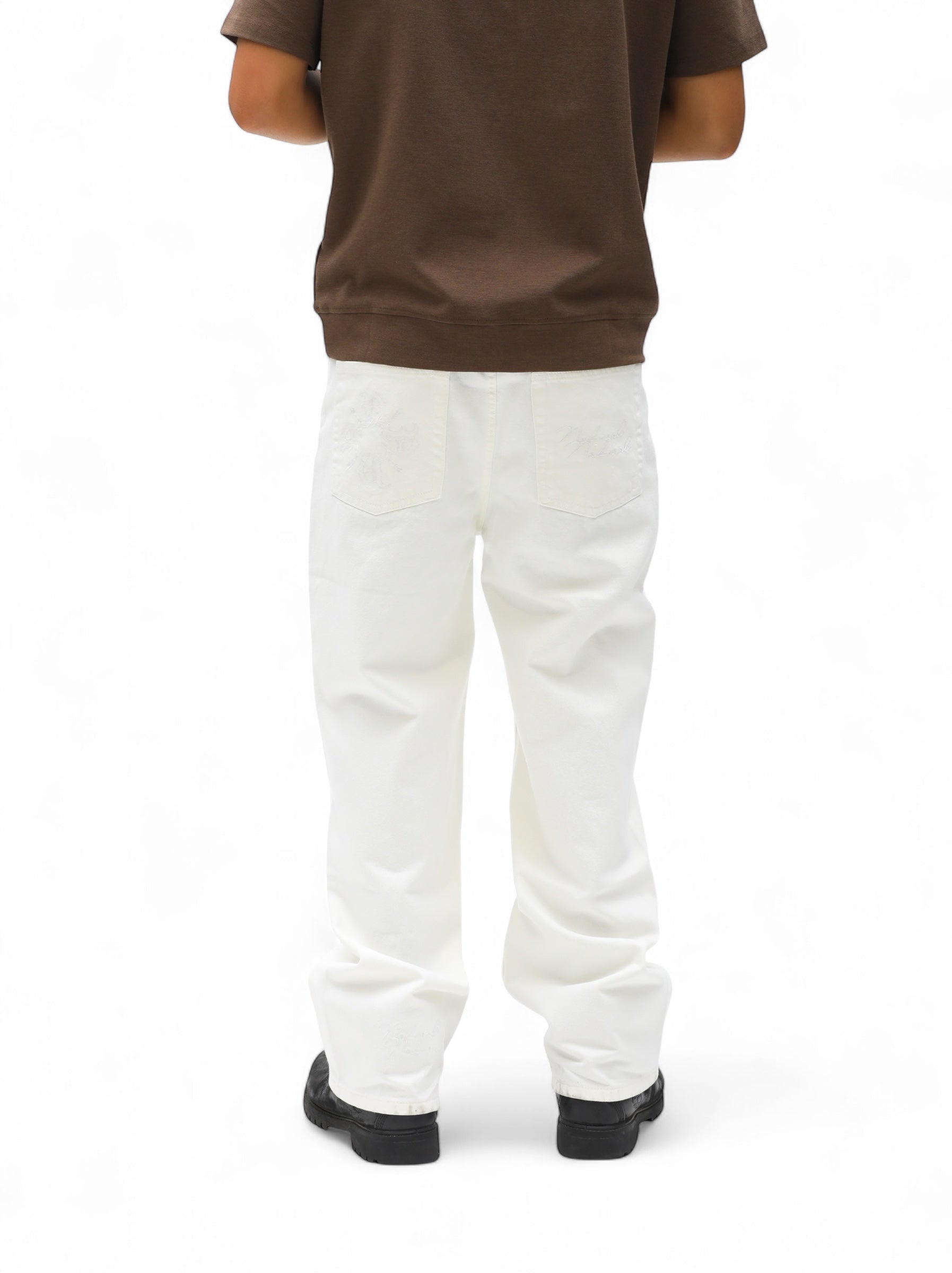 Double Logo Straight Leg Pant