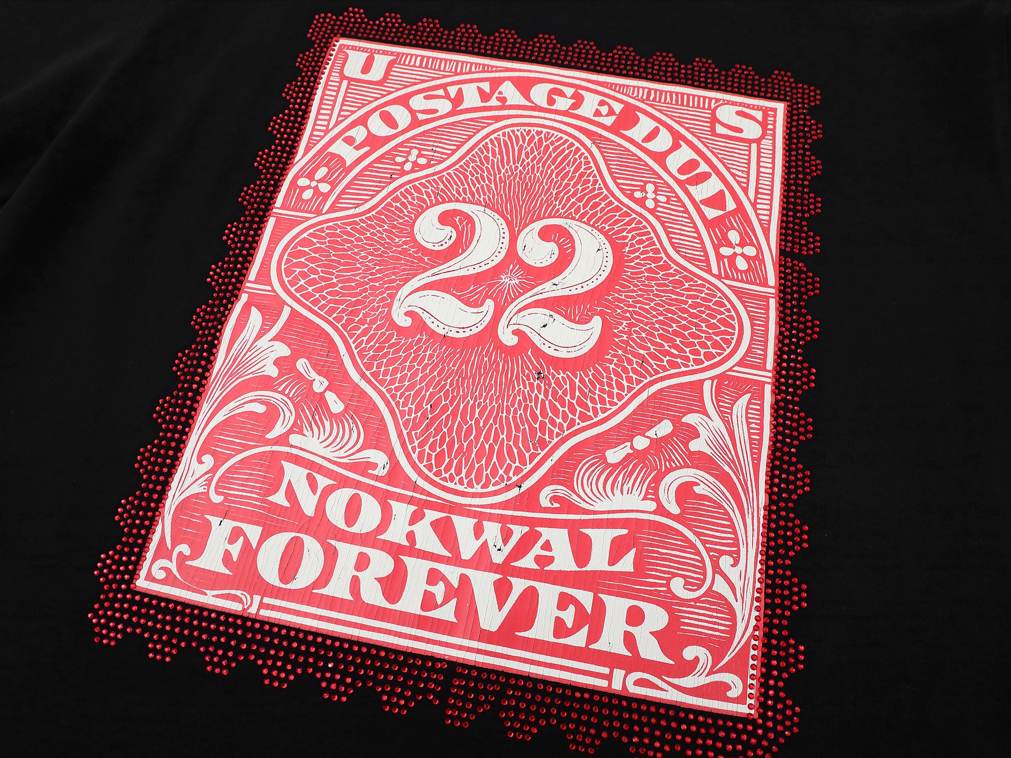Nokwal Forever Stamp Tee-Black