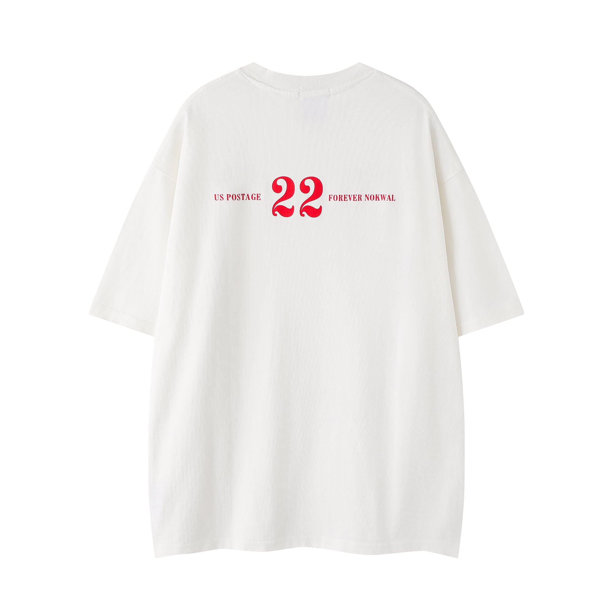 Nokwal Forever Stamp Tee-White