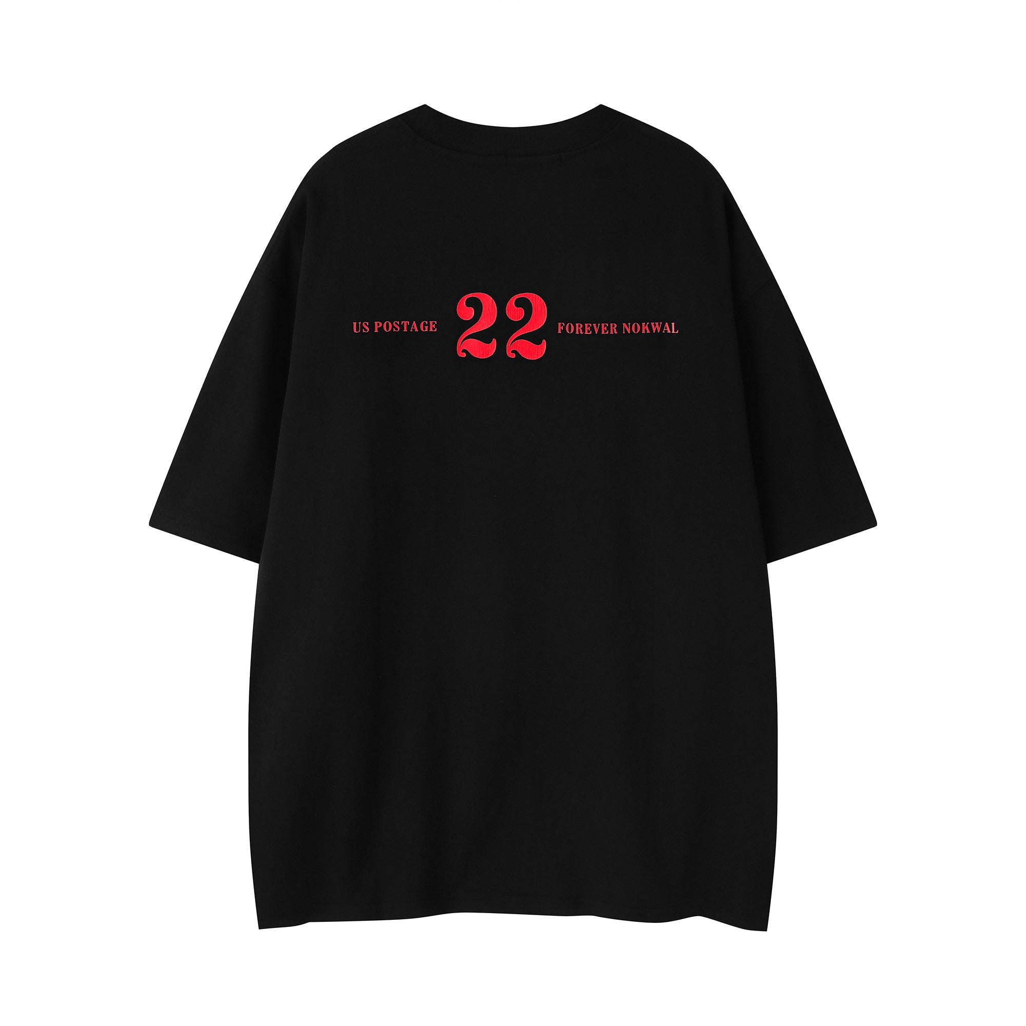 Nokwal Forever Stamp Tee-Black