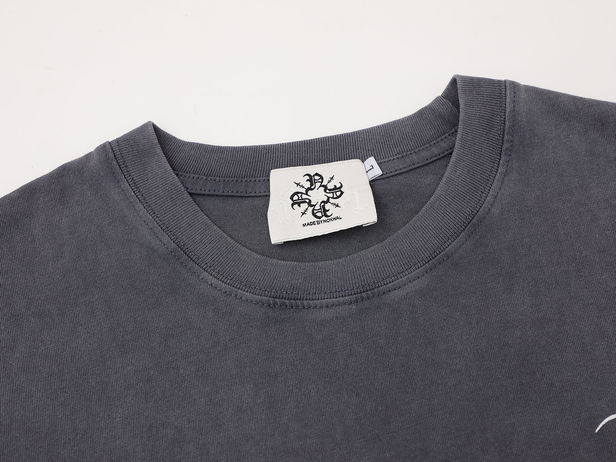 Oversized Damaged Soul Tee -Grey