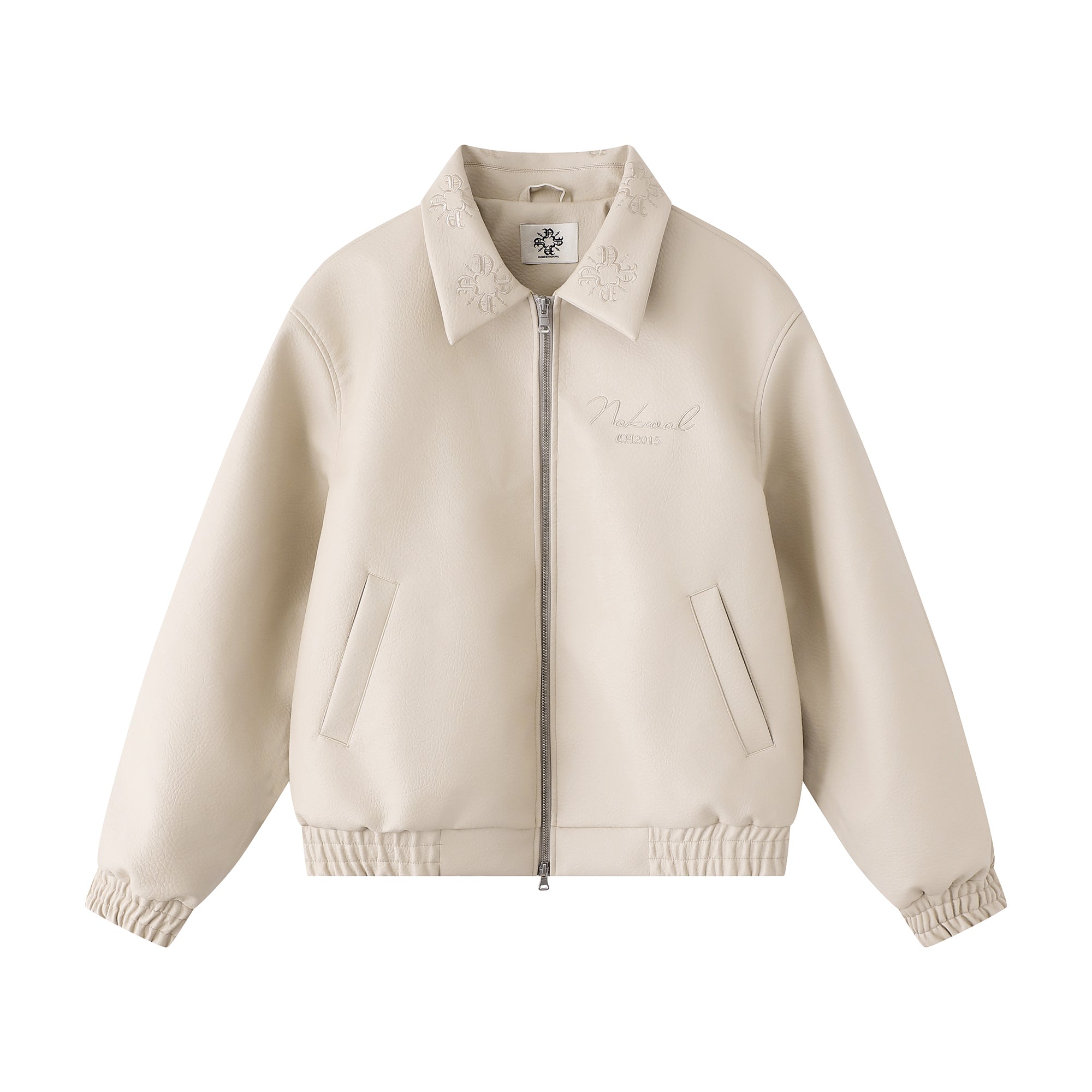 Artisan Leather Jacket- Cream