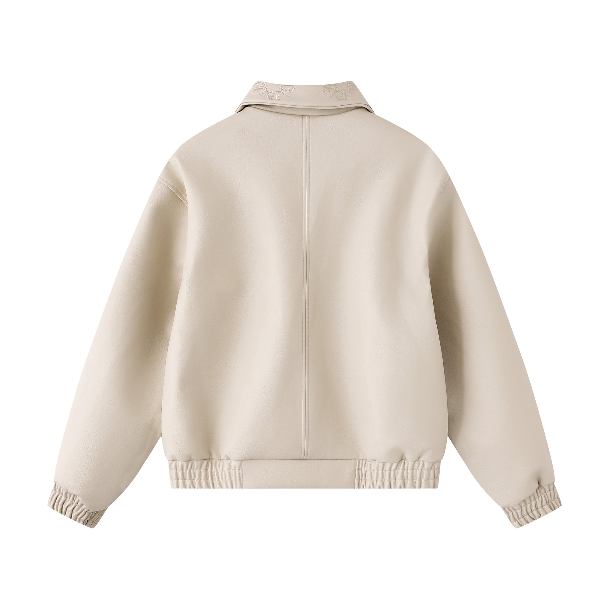 Artisan Leather Jacket- Cream