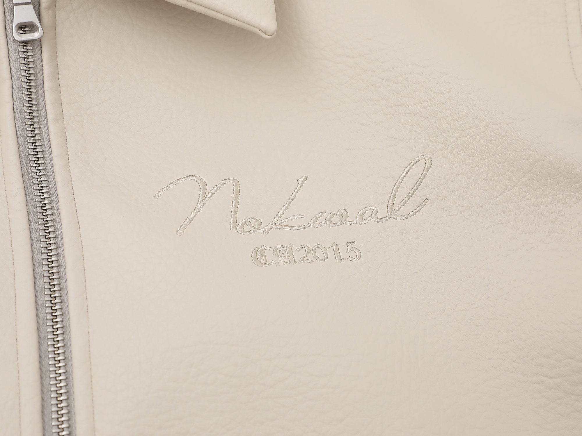 Artisan Leather Jacket- Cream