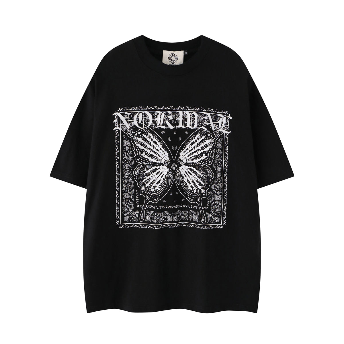 Nokwal Afterglow Butterfly Tee Black