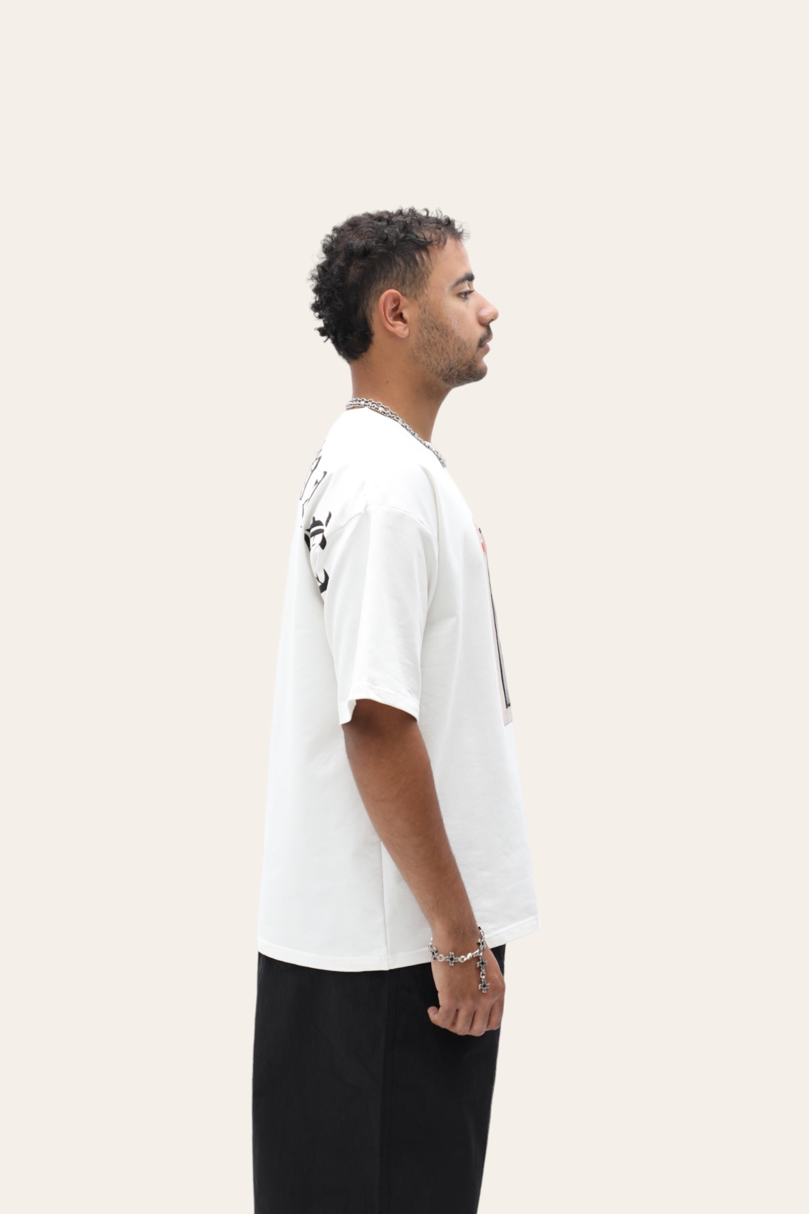 PRE ORDER King Of Hearts Sidhu Moosewala T Shirt - White