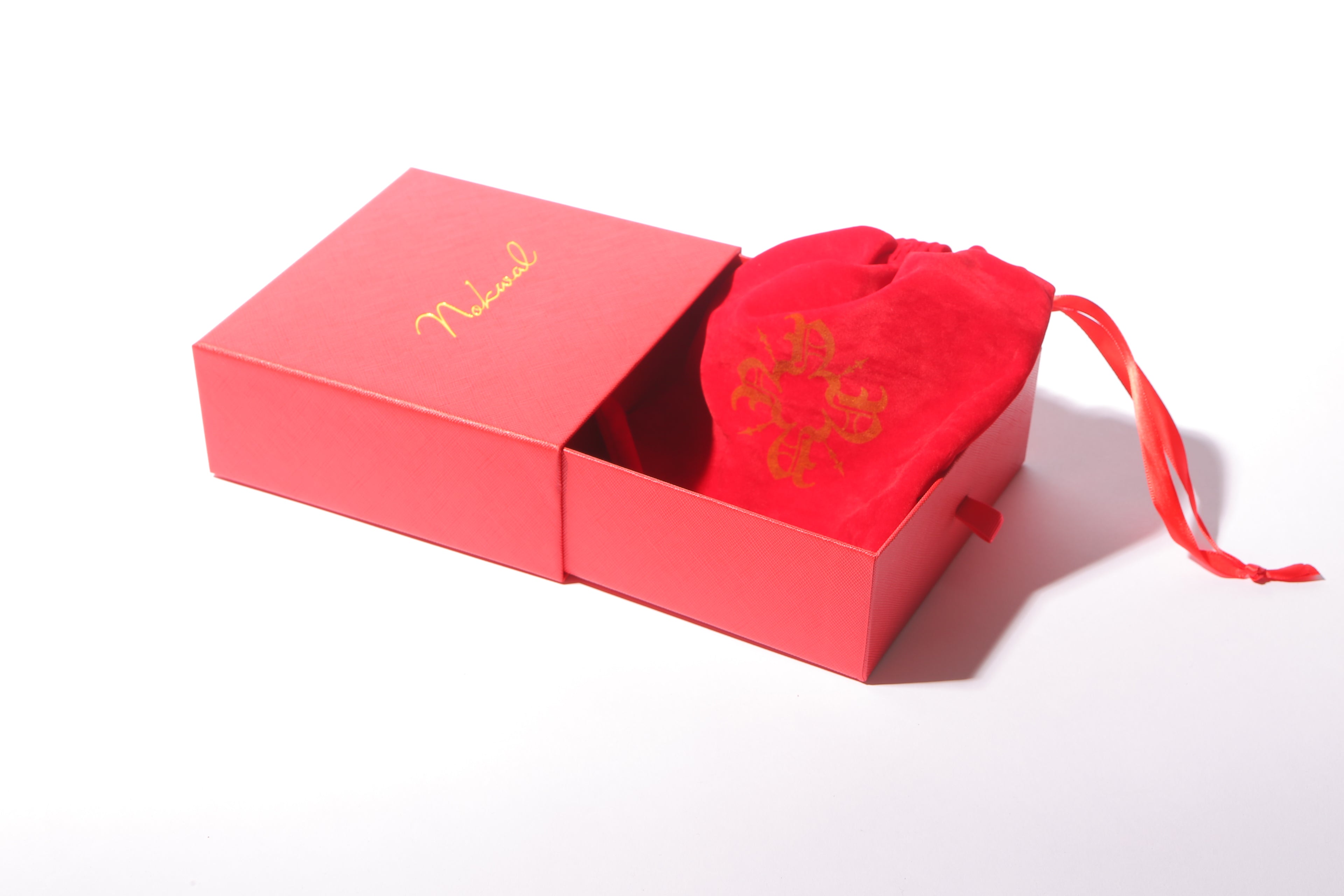 Red Monogram Reversible Leather Strap 40MM