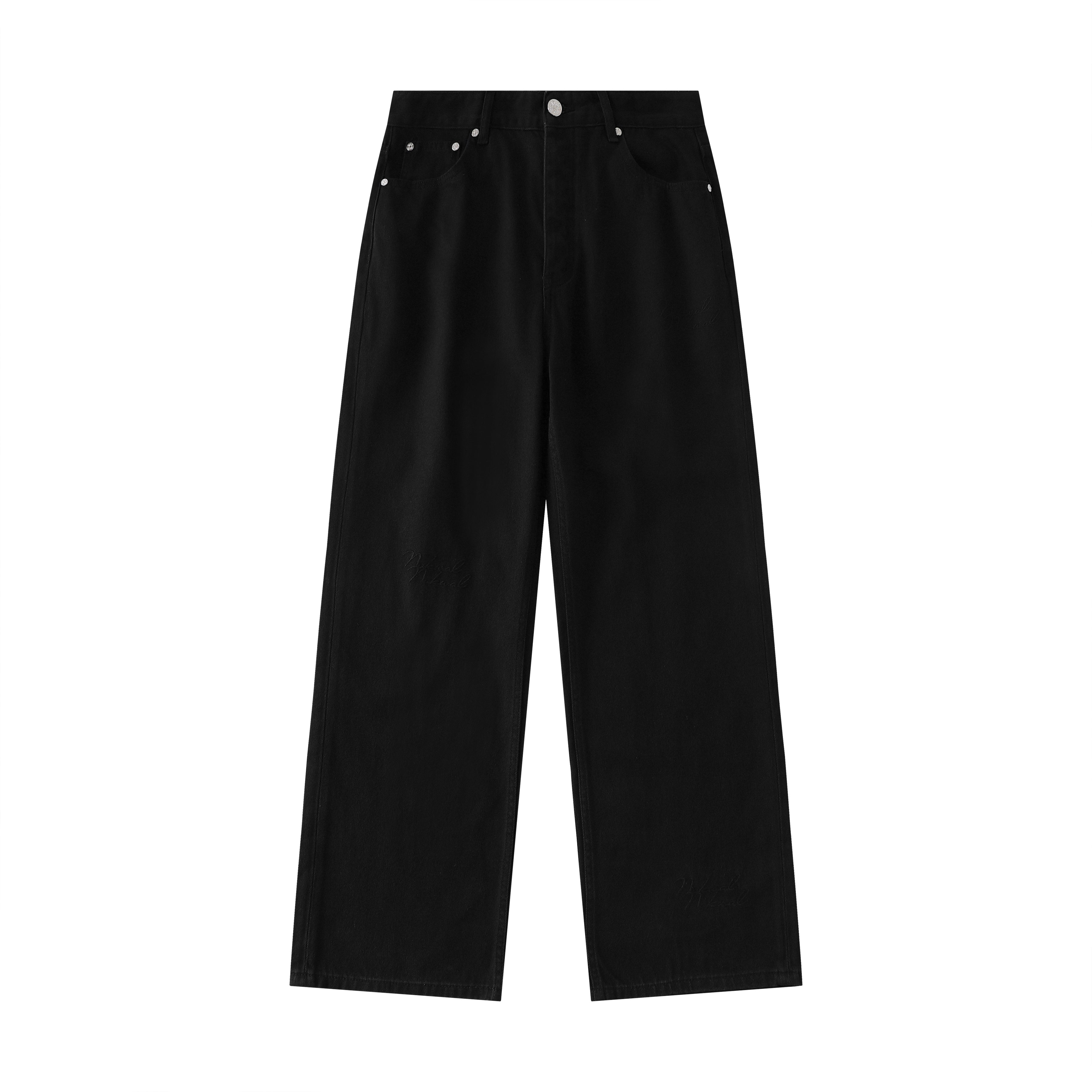 Double Logo Straight Leg Pant