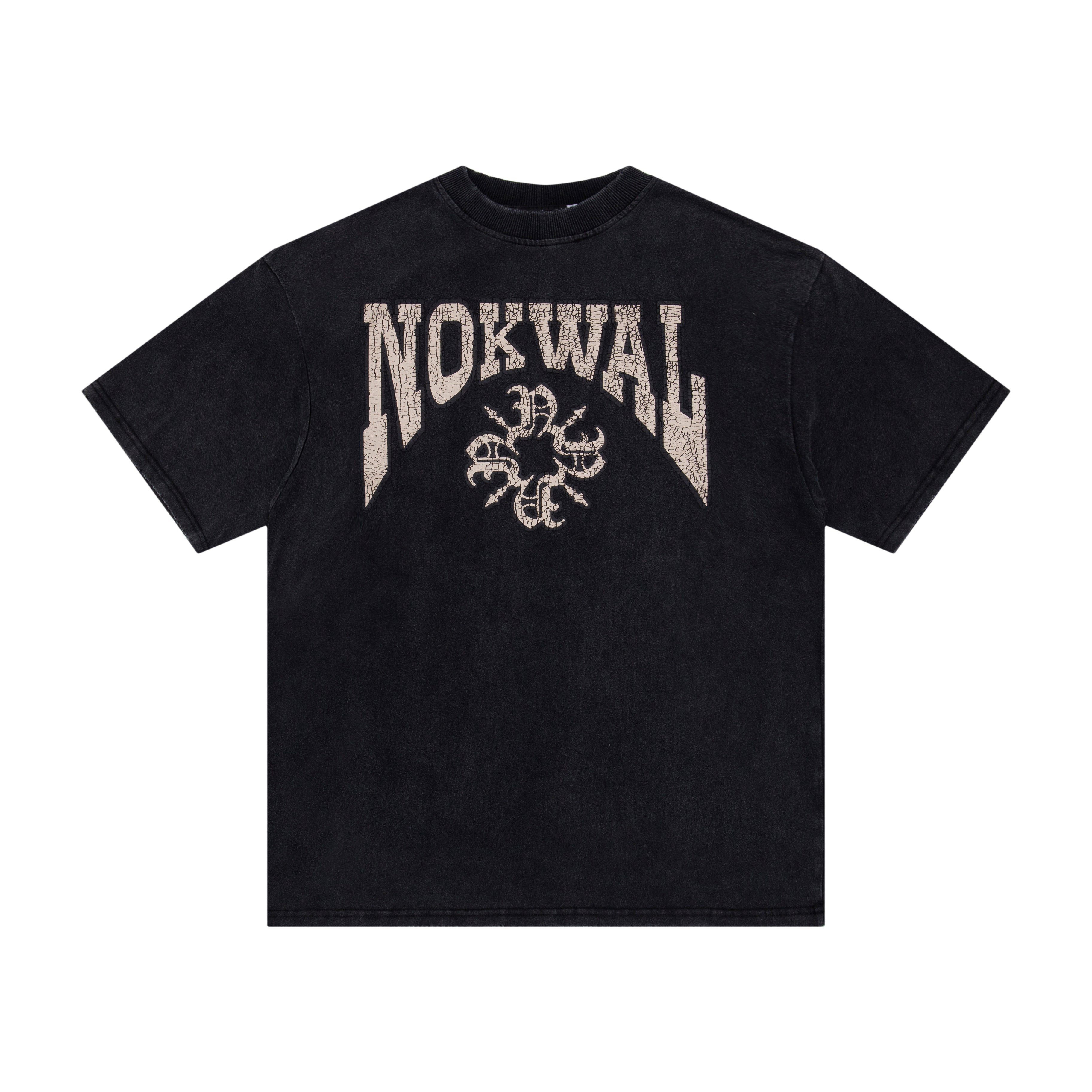 Vintage Cracked Nokwal Monogram T-Shirt