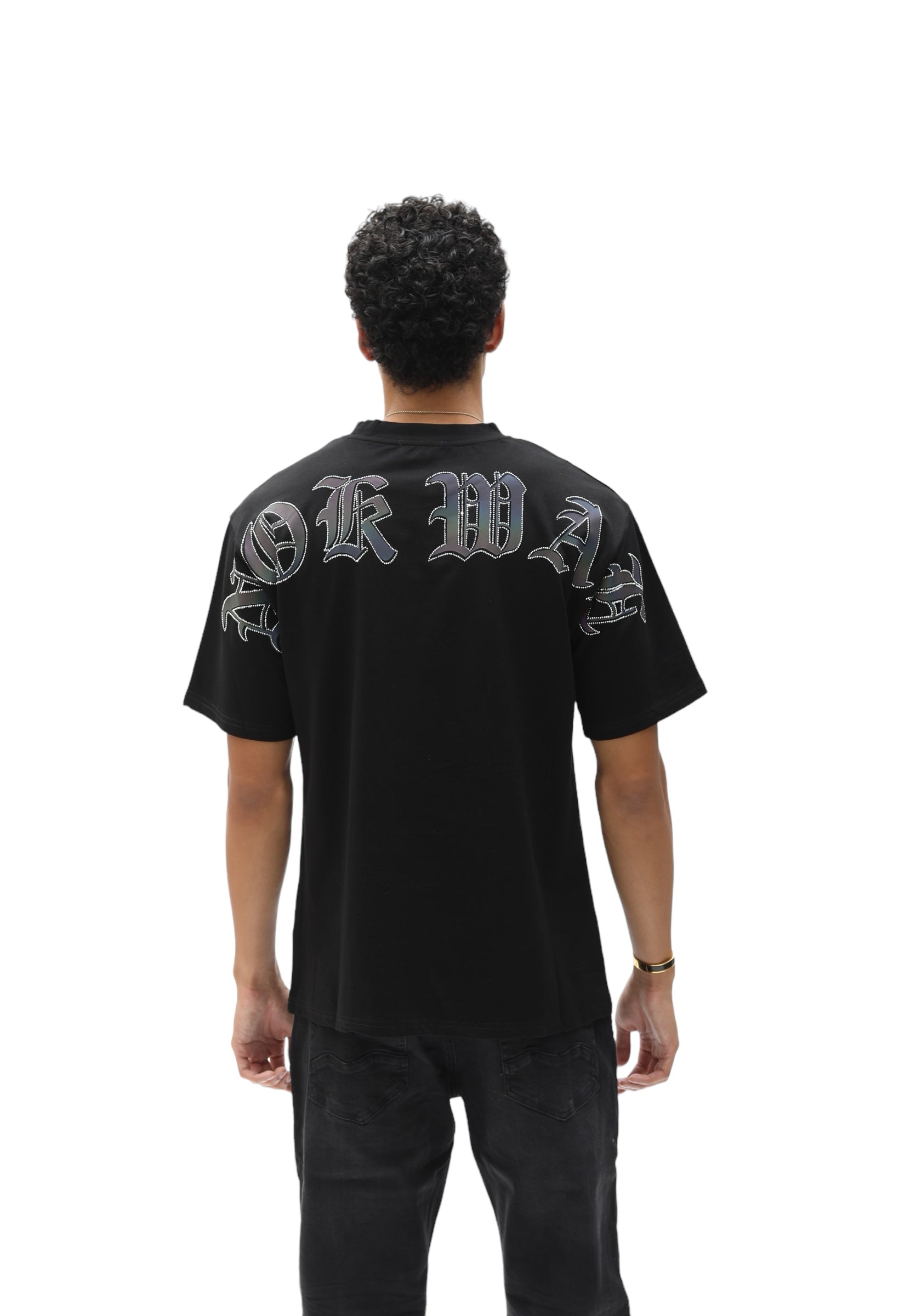 Damaged Soul From Pain - Reflective - T-Shirt - Black