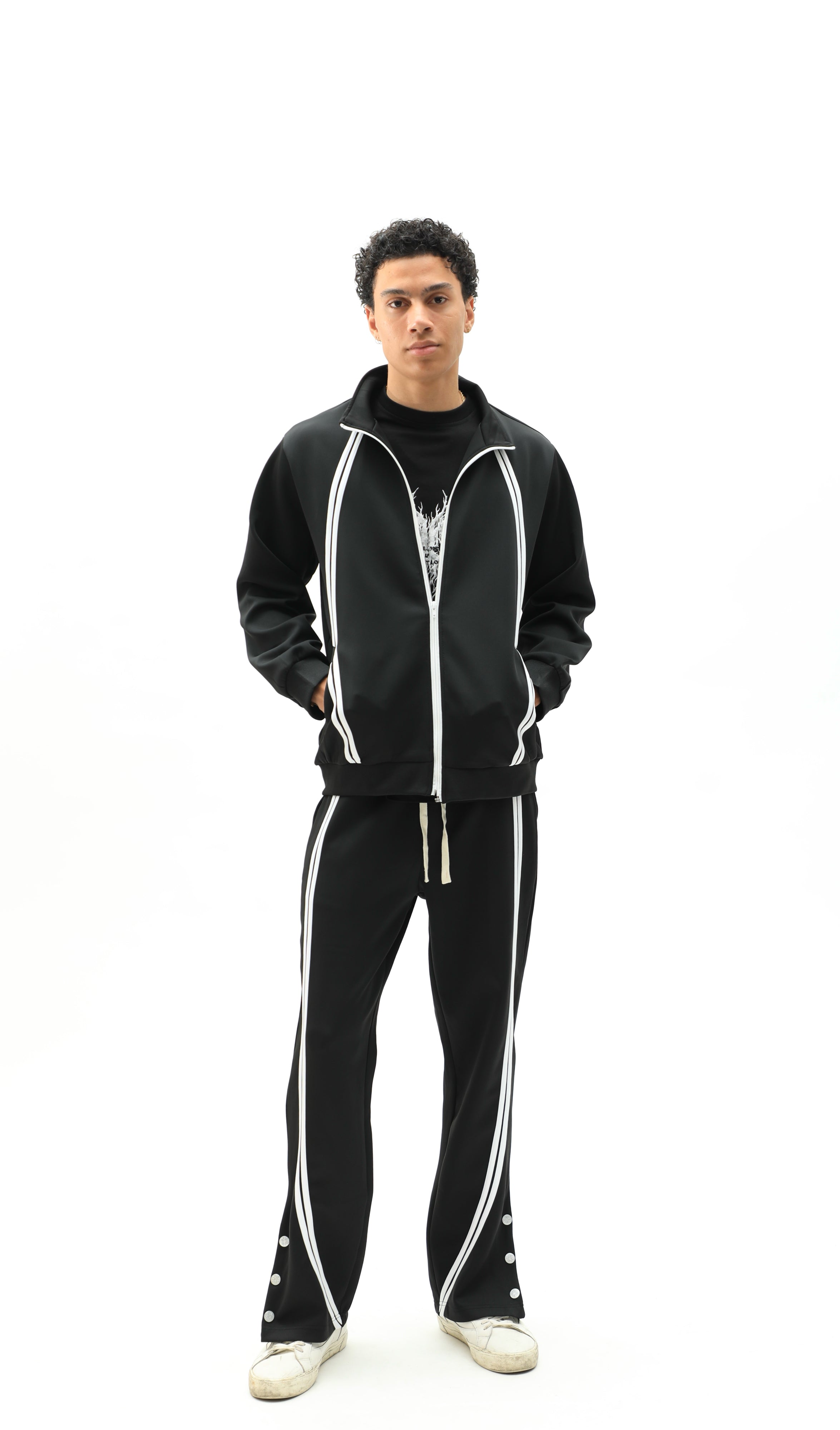 Sports Icon Tracksuit Jacket Black