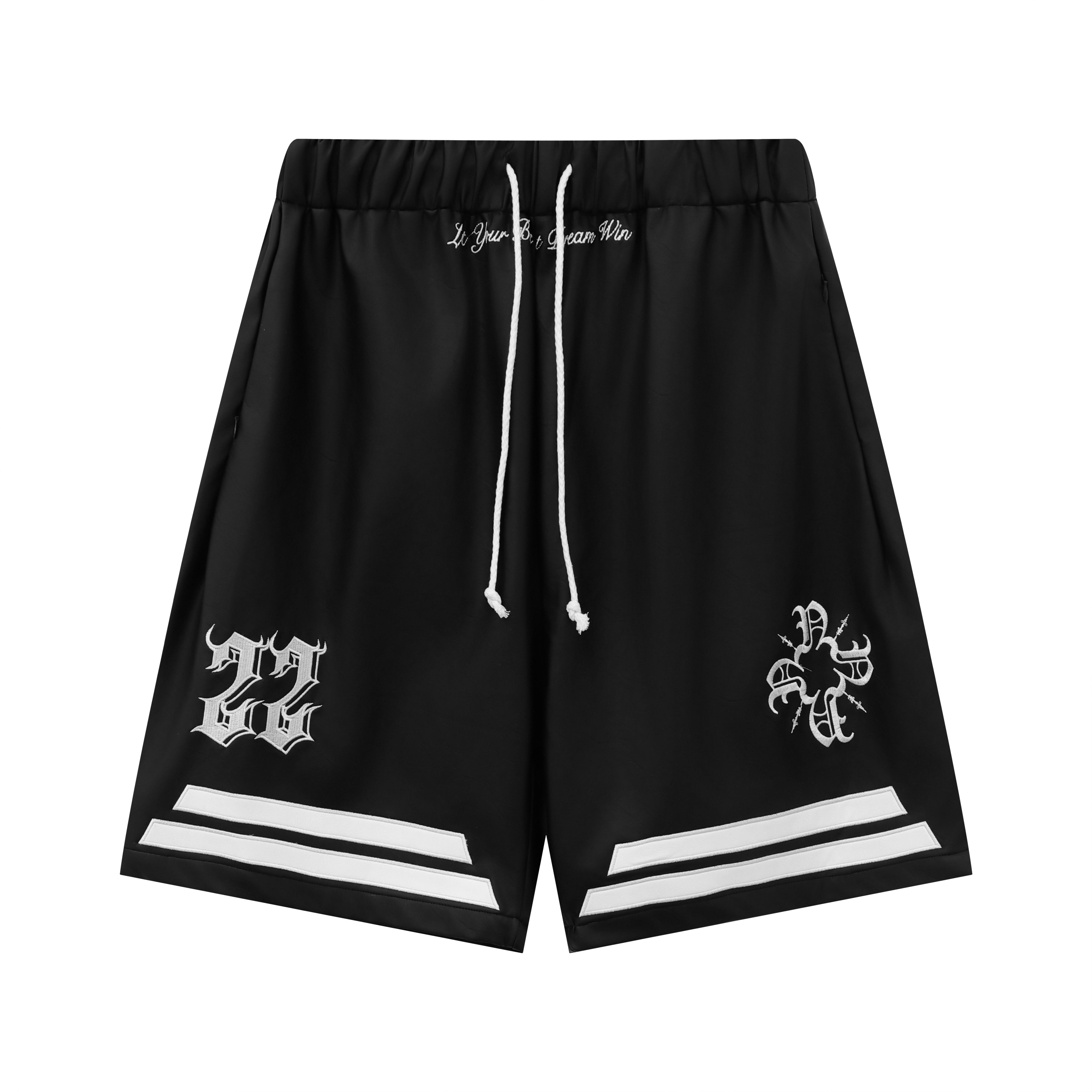 Leather Shorts -Black