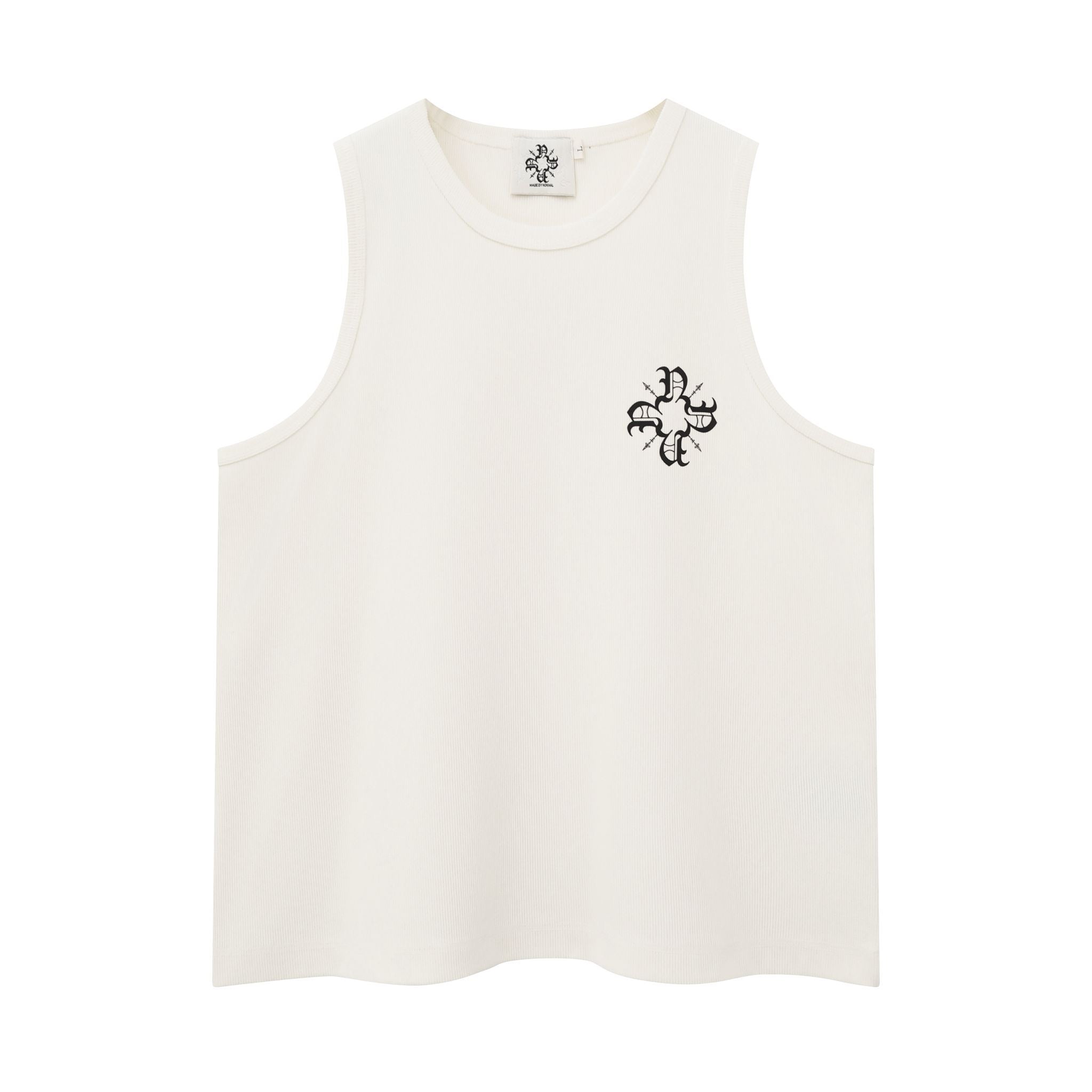 Monogram Tank Top White