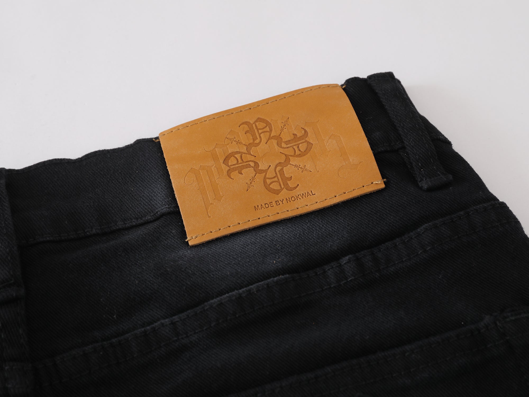Shadow Monogram Flare Denim – Black