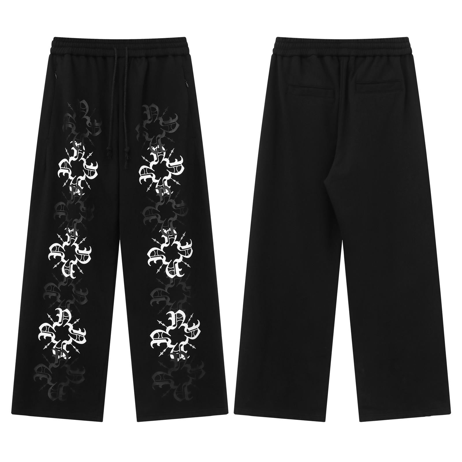 Inner Locking Monogram Sweatpant - Black