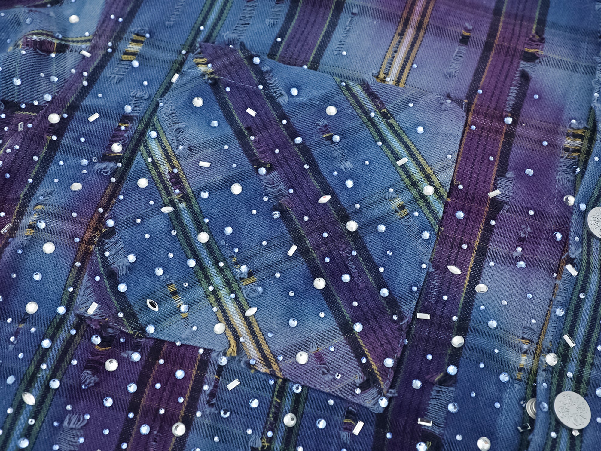 Galaxy Rhinestone Flannel