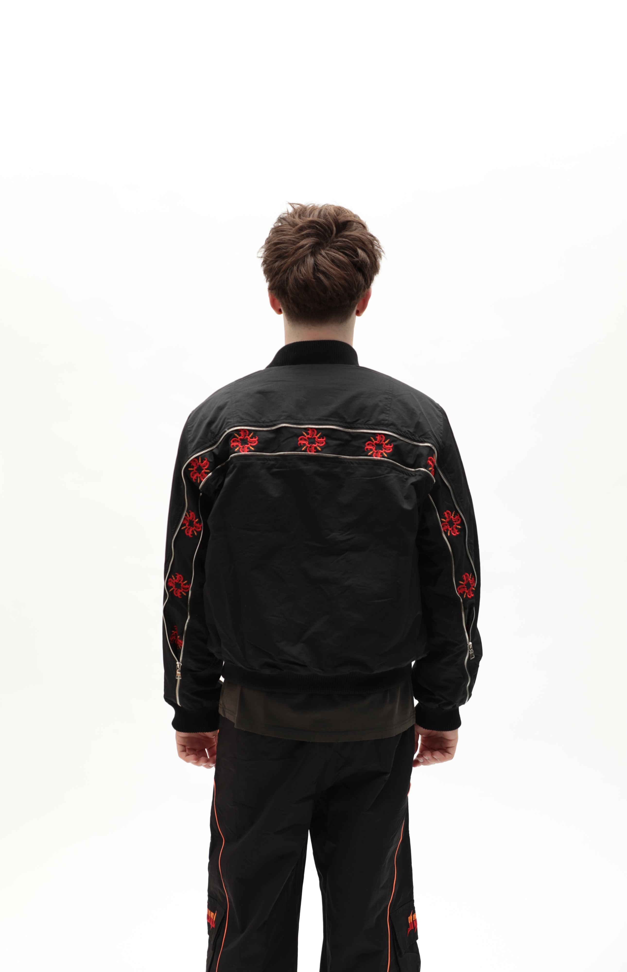 Monogram Bomber Black