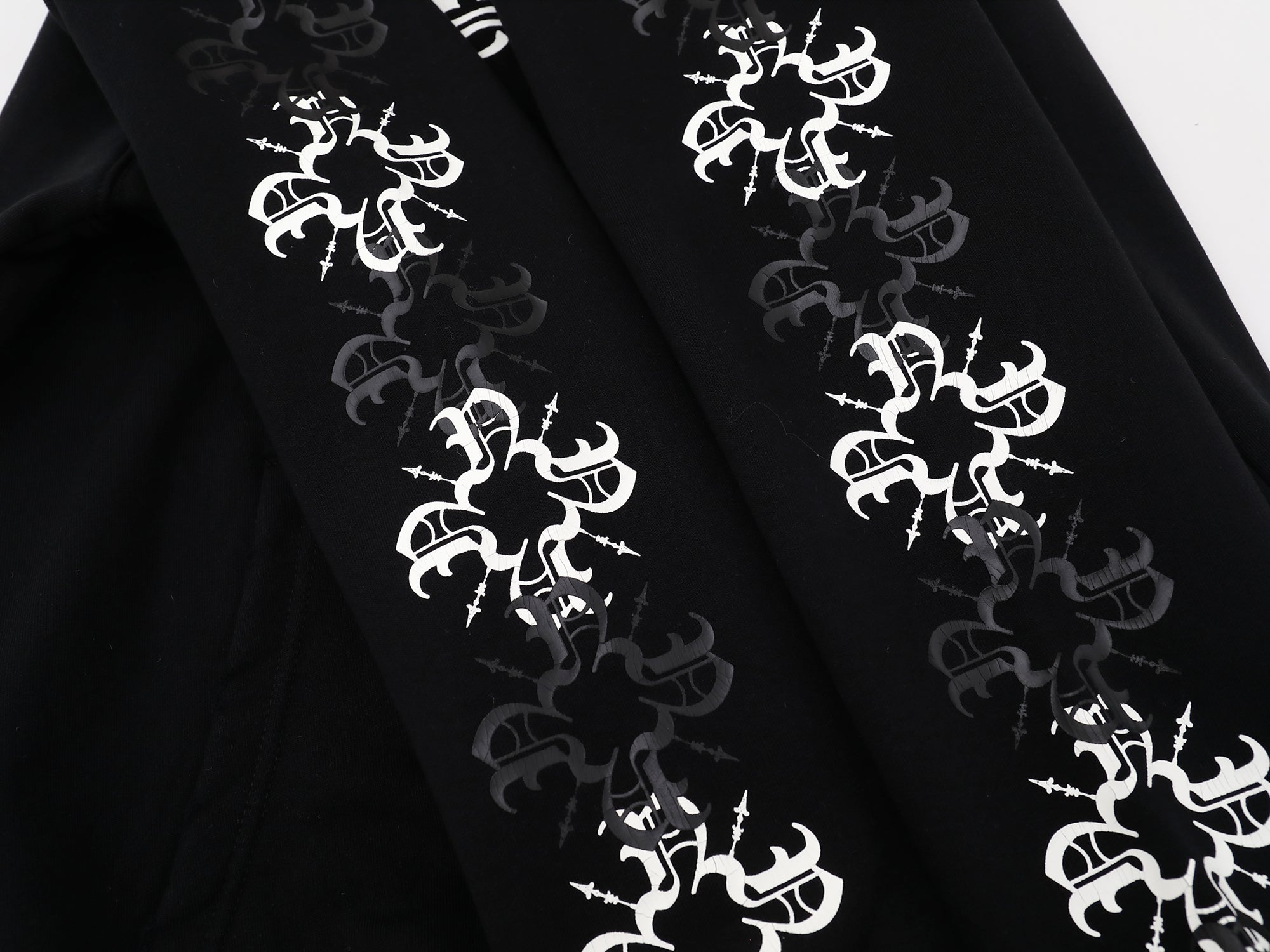 Inner Locking Monogram Hoodie - Black