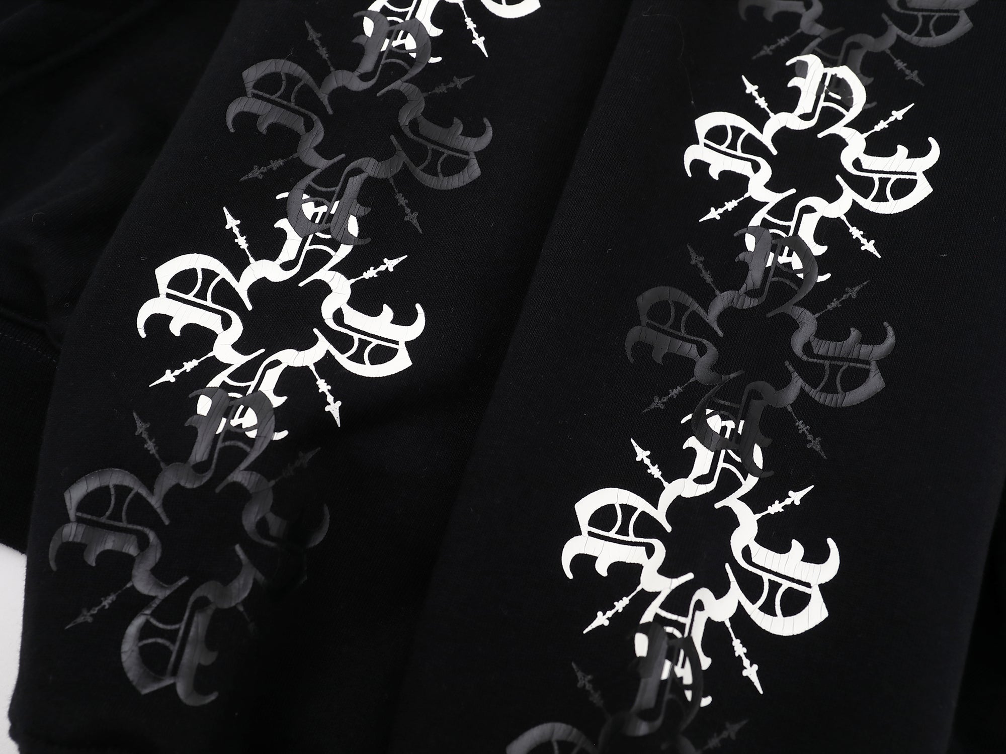 Inner Locking Monogram Hoodie - Black